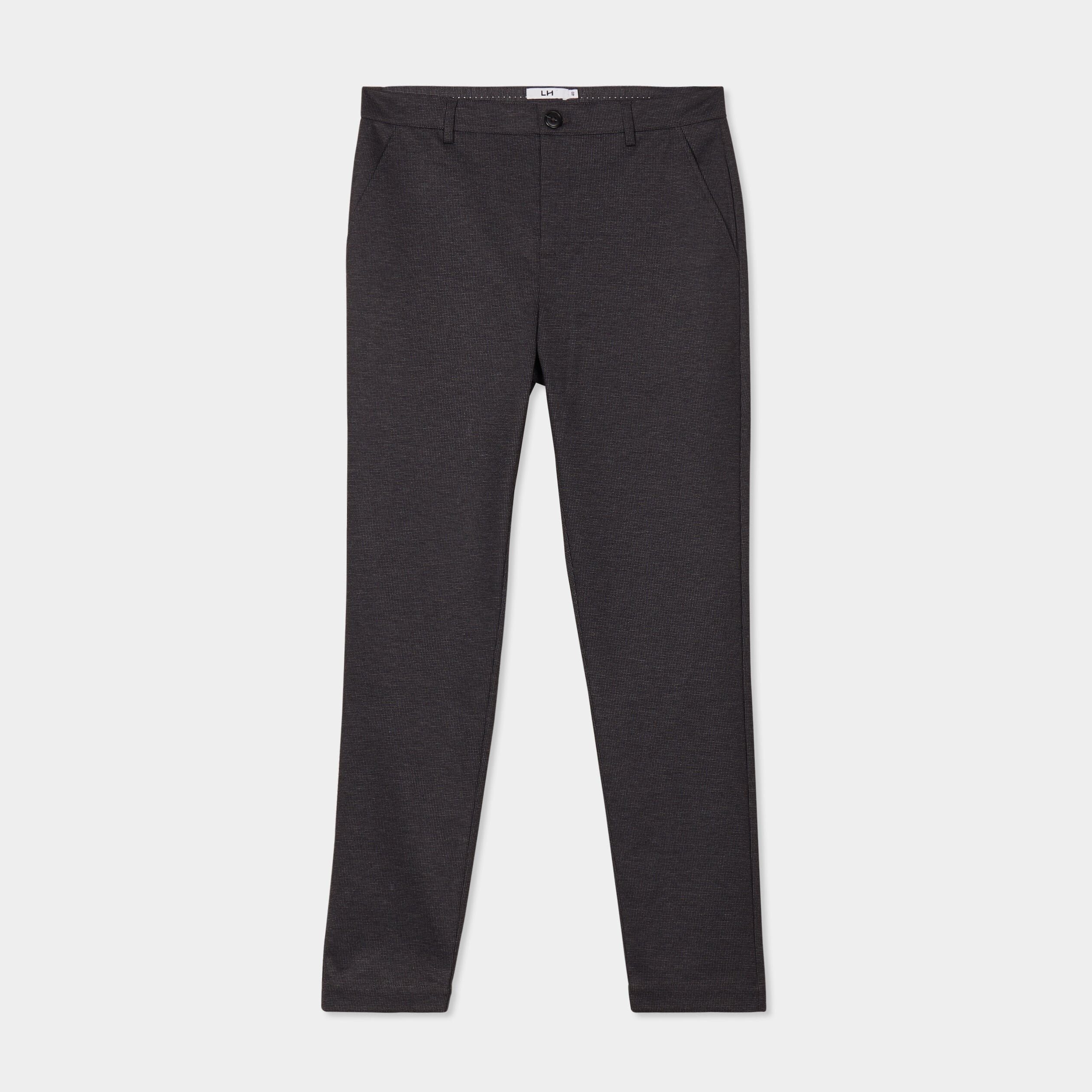 Pantalon chino slim noir homme