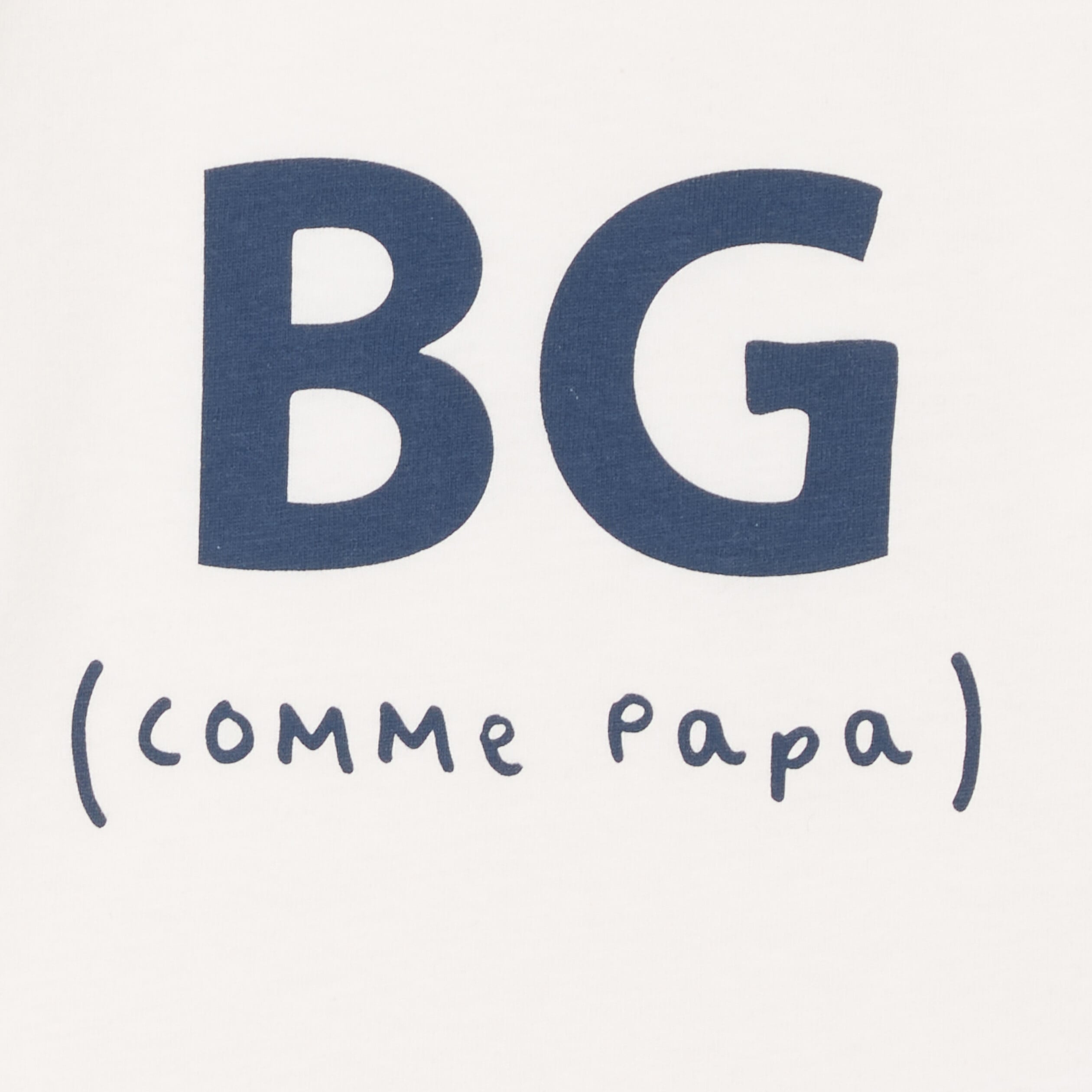 T-shirt &eacute;paule boutonn&eacute;e manches longues blanc b&eacute;b&eacute; gar&ccedil;on