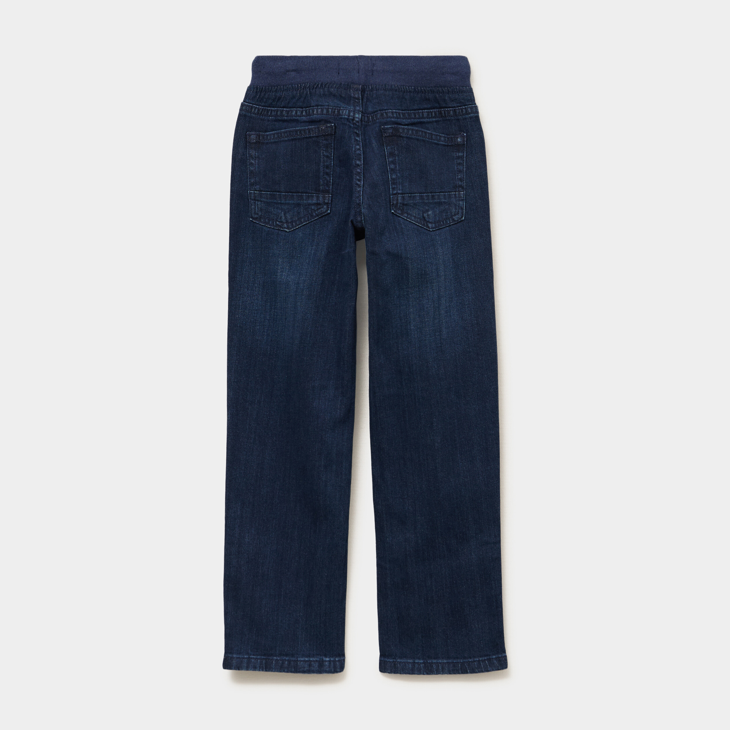 Jeans regular taille &eacute;lastiqu&eacute;e bleu gar&ccedil;on