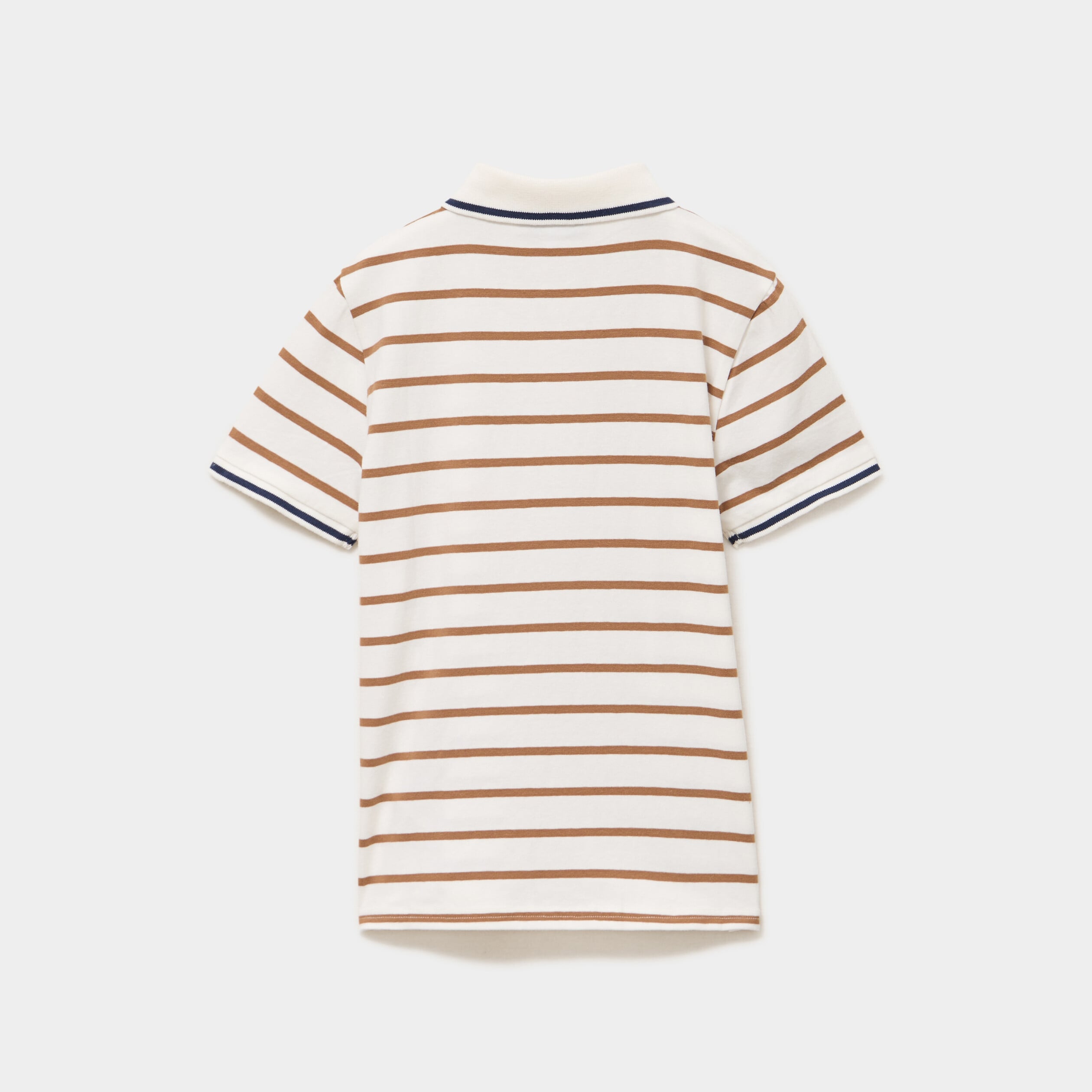 Polo manches courtes ecru gar&ccedil;on