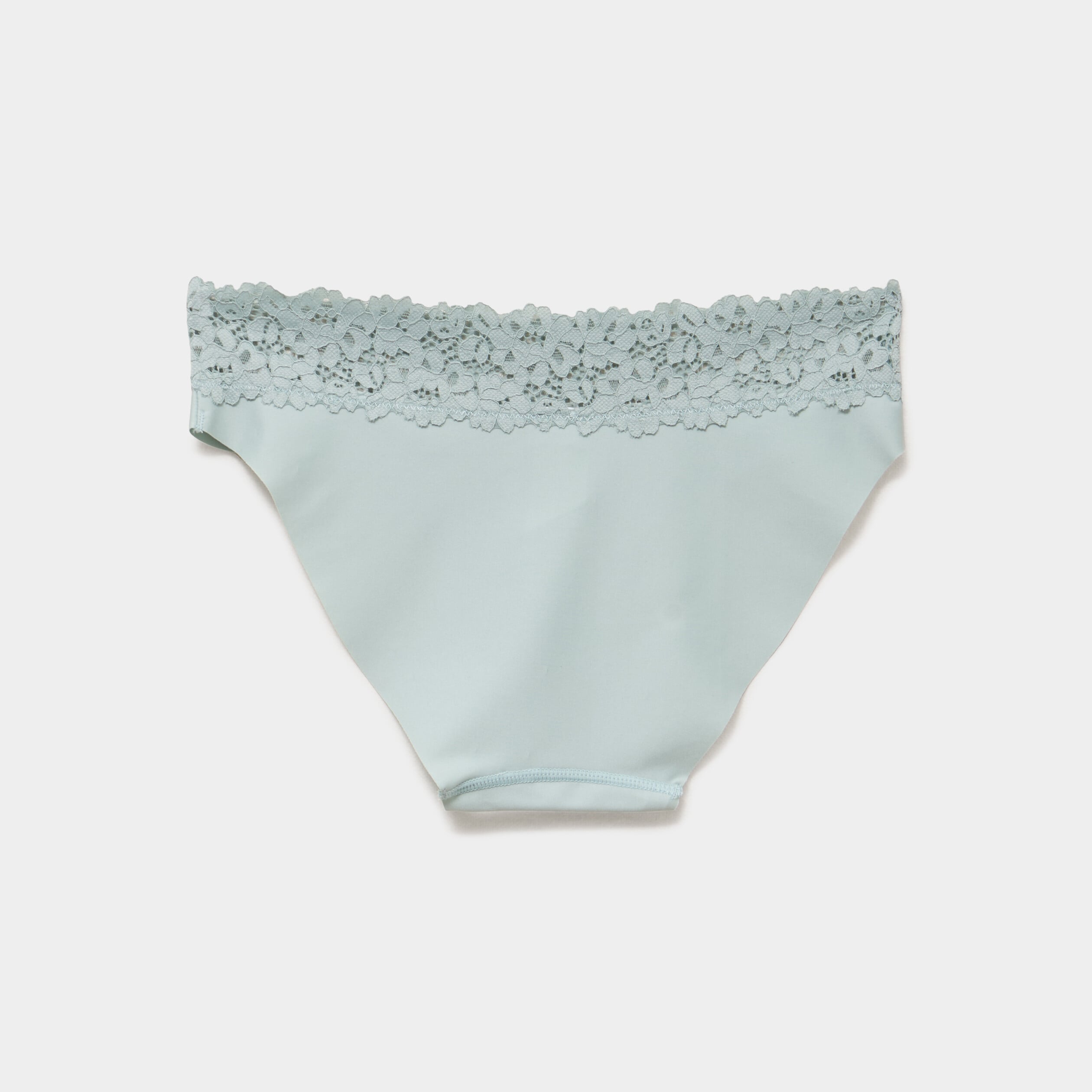 Lot 3 culottes avec dentelle vert clair femme