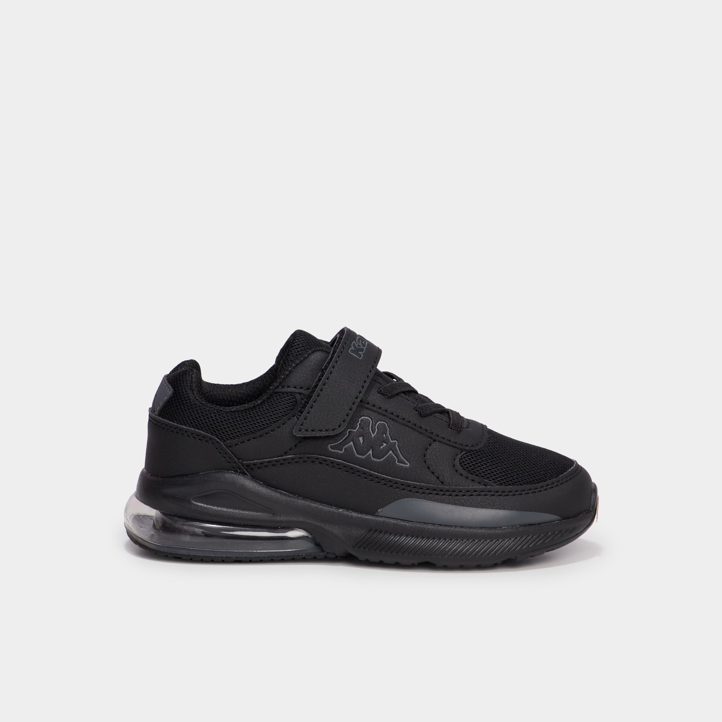 Baskets running &agrave; scratchs Kappa noir gar&ccedil;on