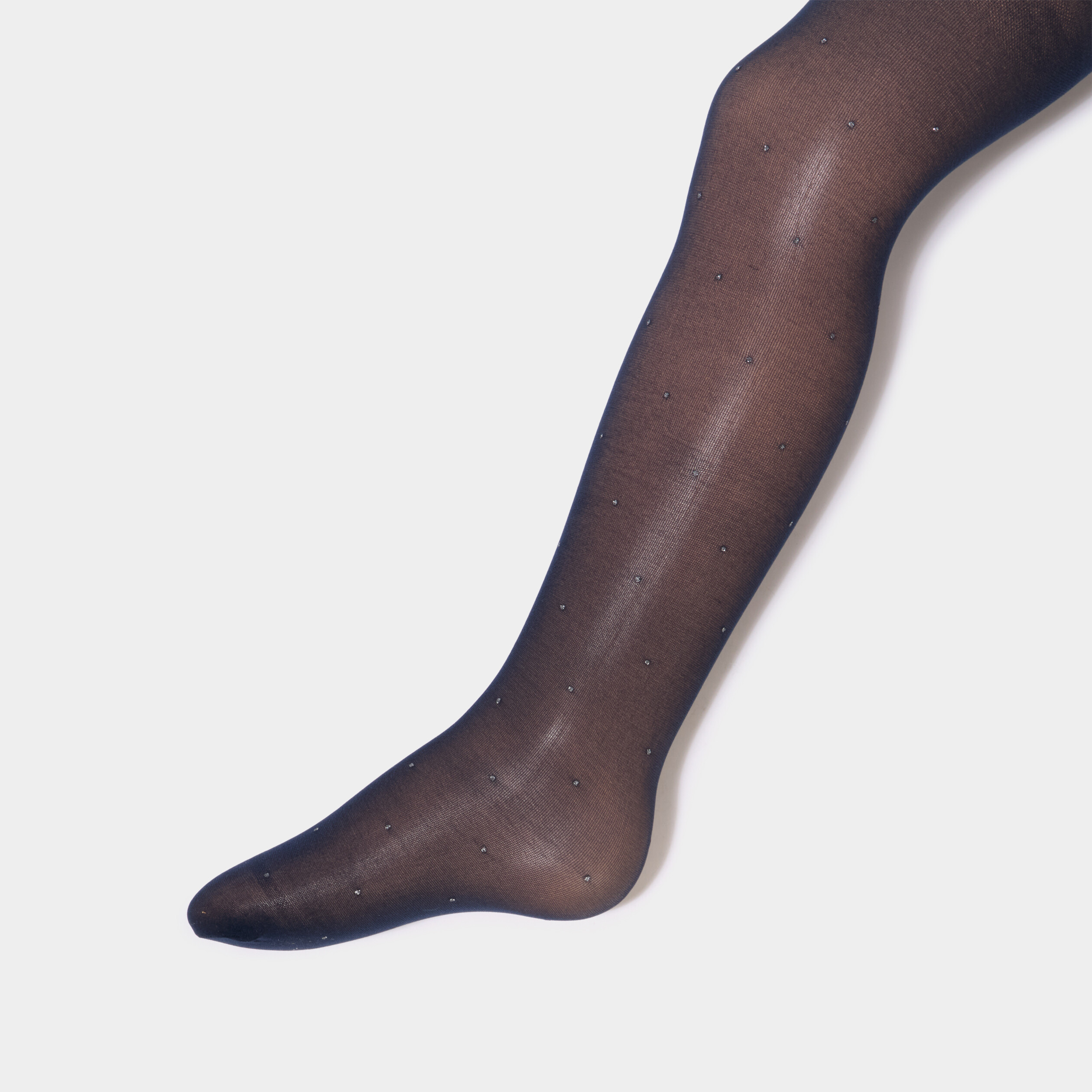 Lot 2 collants 40D bleu marine fille