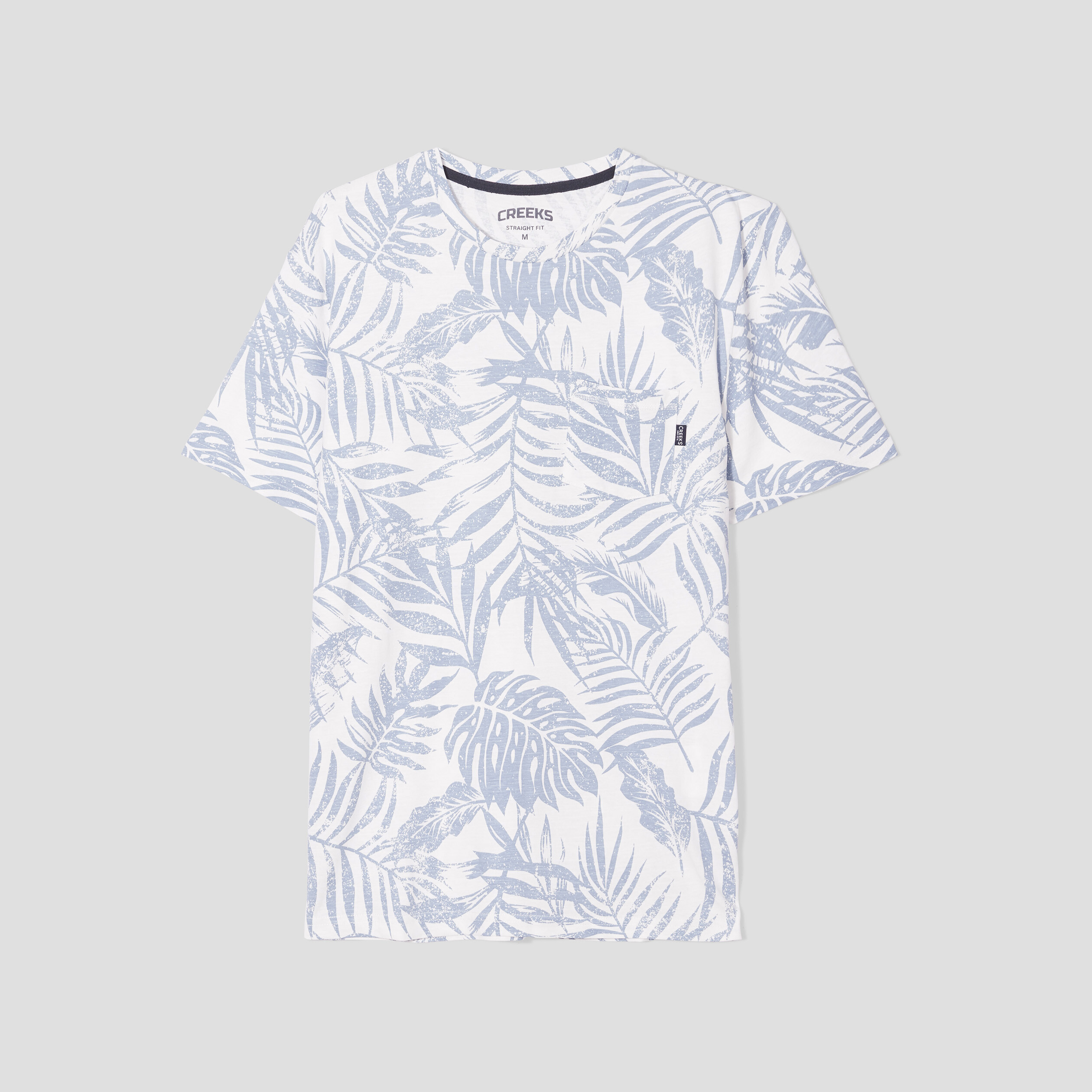 t shirt manches courtes creeks bleu homme T-shirt manches courtes Creeks bleu homme