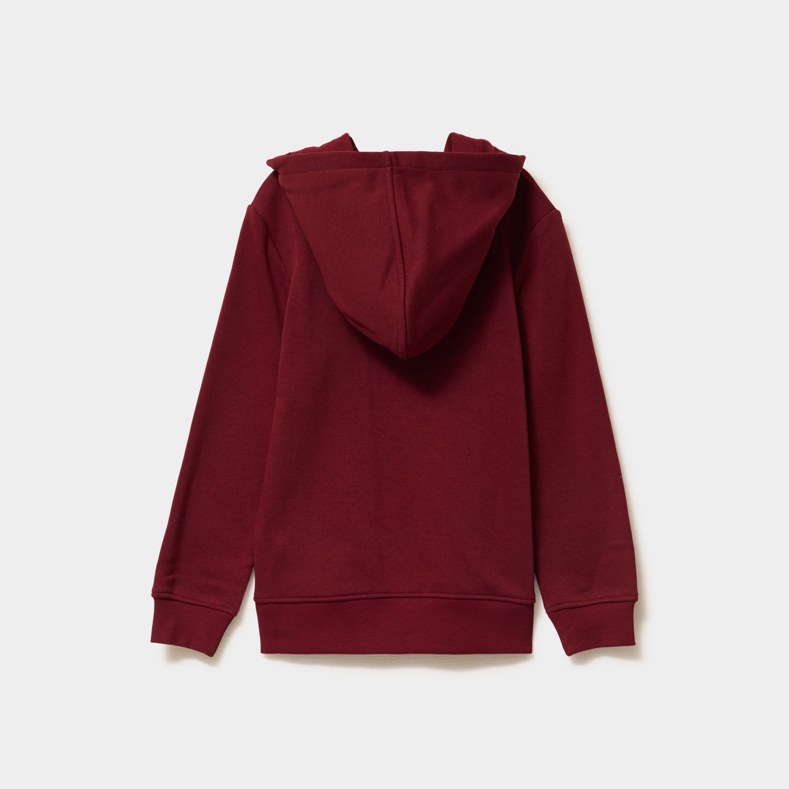 Sweat hoodie sequins r&eacute;versibles bordeaux gar&ccedil;on