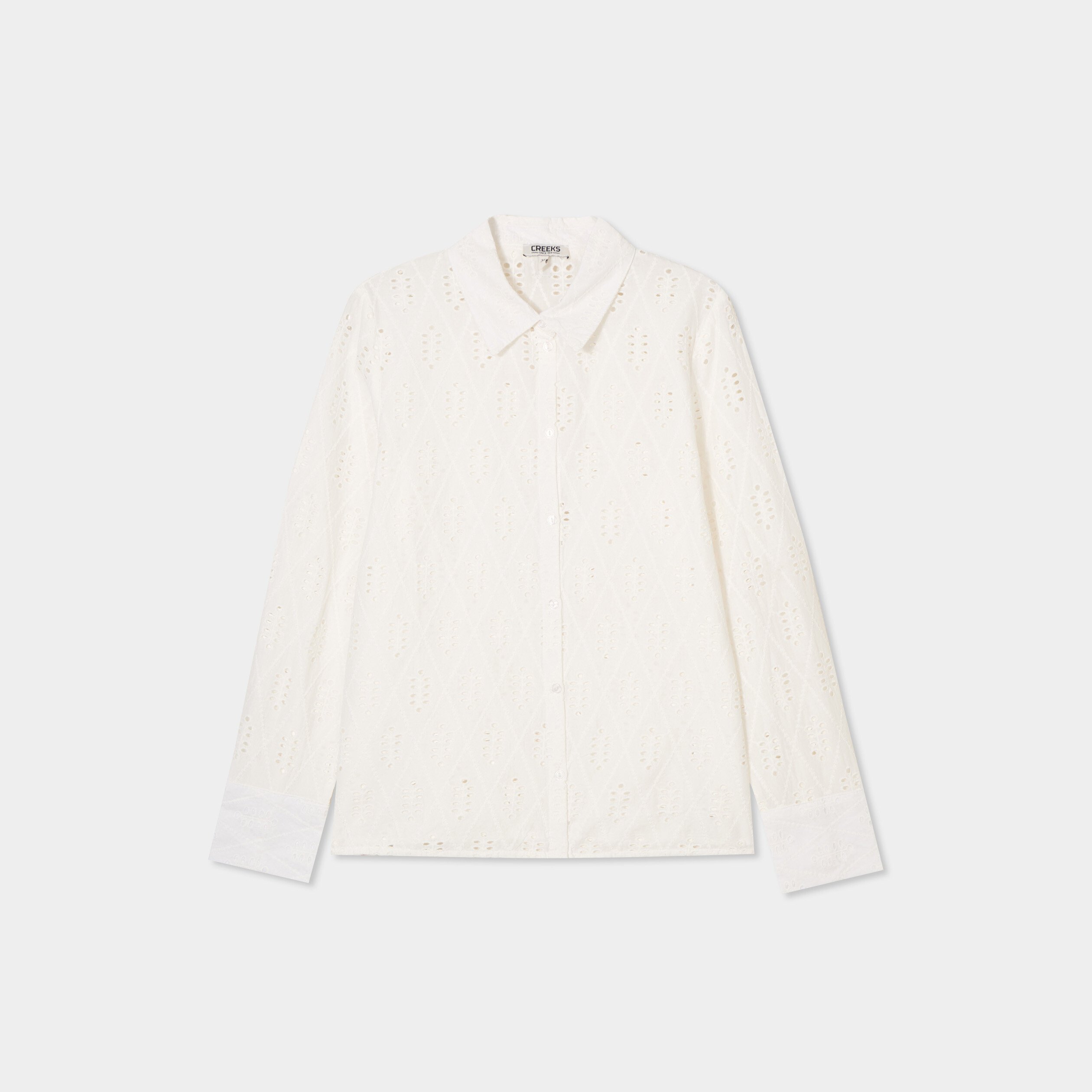 chemise broderie anglaise coton ecru femme Chemise broderie anglaise coton ecru femme