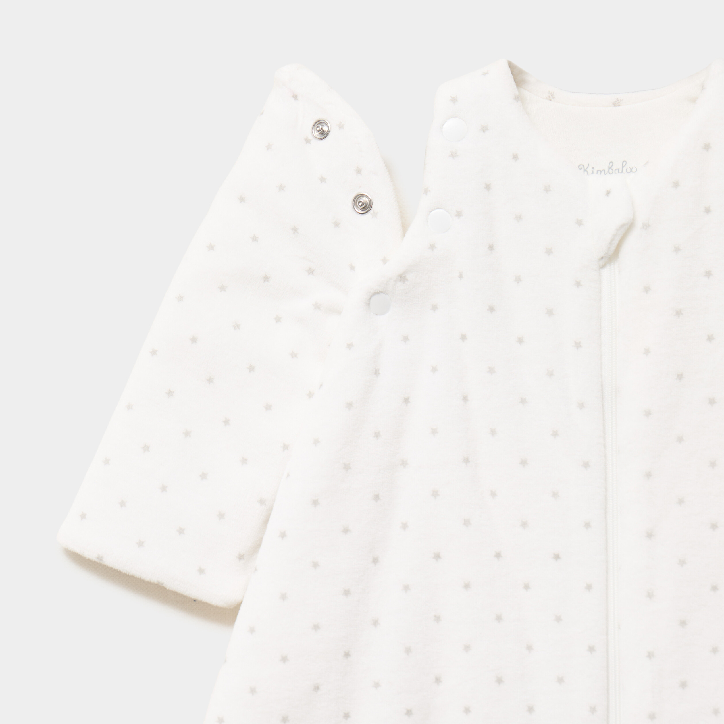 Gigoteuse effet velours zipp&eacute;e TOG 3 blanc b&eacute;b&eacute;