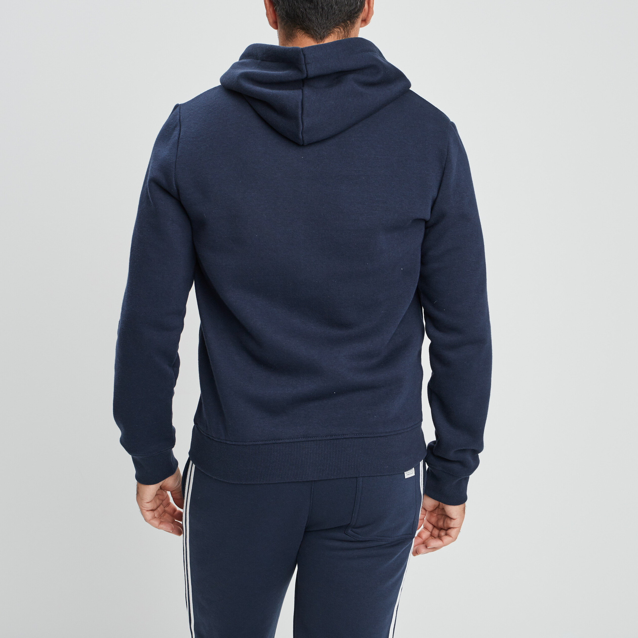 Sweat zippé à capuche Creeks bleu marine homme
