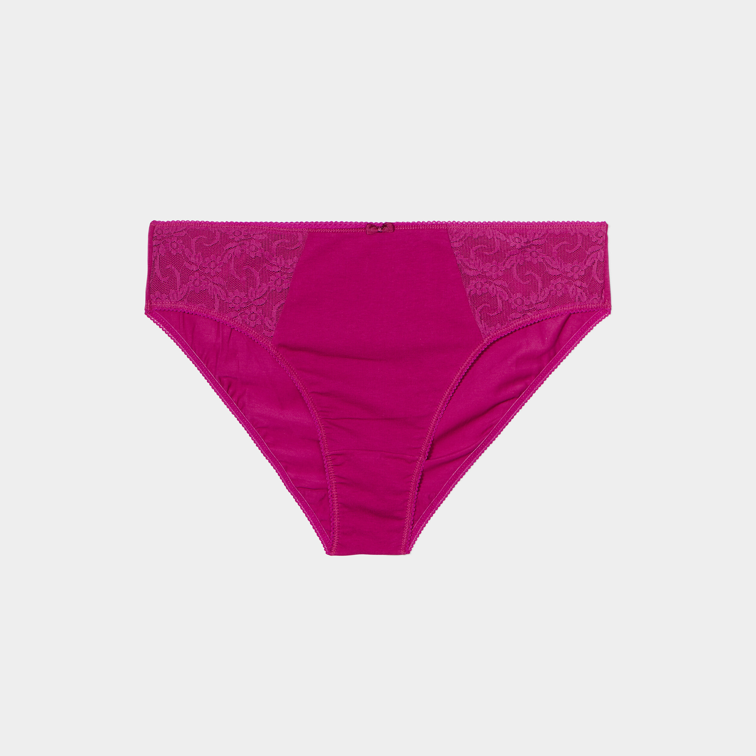 culotte empiecements dentelle violet femmegt Culotte empiècements dentelle violet femme grande taille