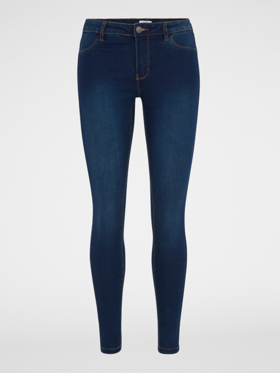 Jegging taille basse denim brut femme