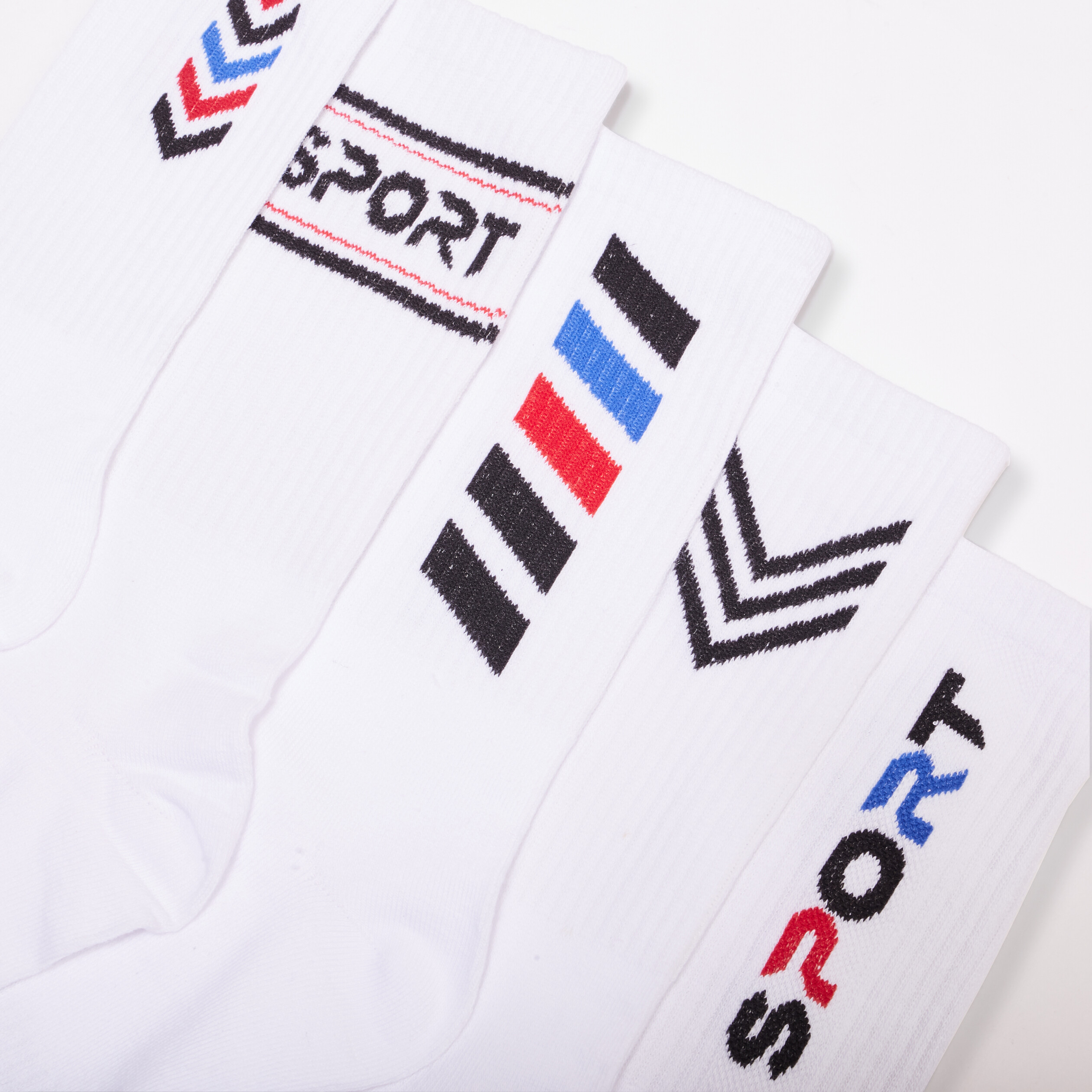 lot 5 paires chaussettes sport multicolore homme Lot 5 paires chaussettes sport multicolore homme