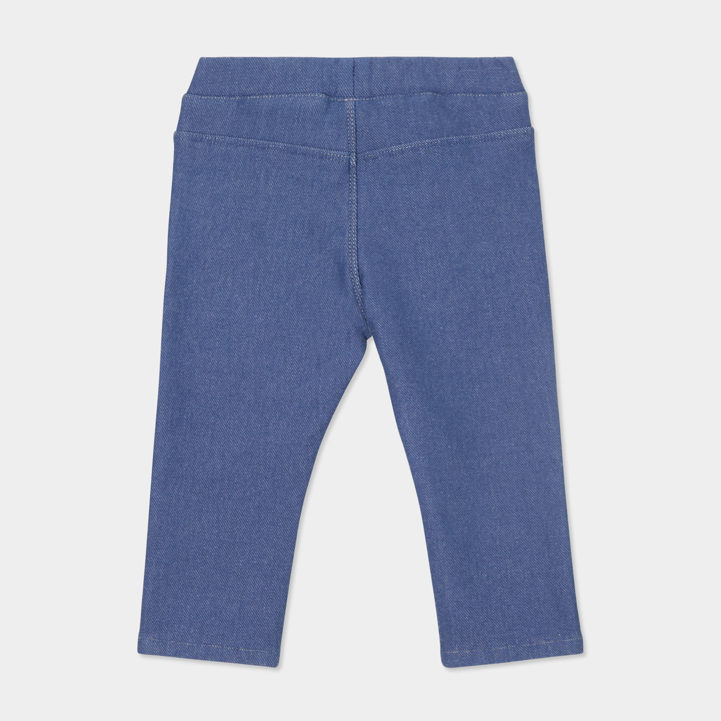 Tregging en jean taille &eacute;lastiqu&eacute;e denim double stone b&eacute;b&eacute; fille