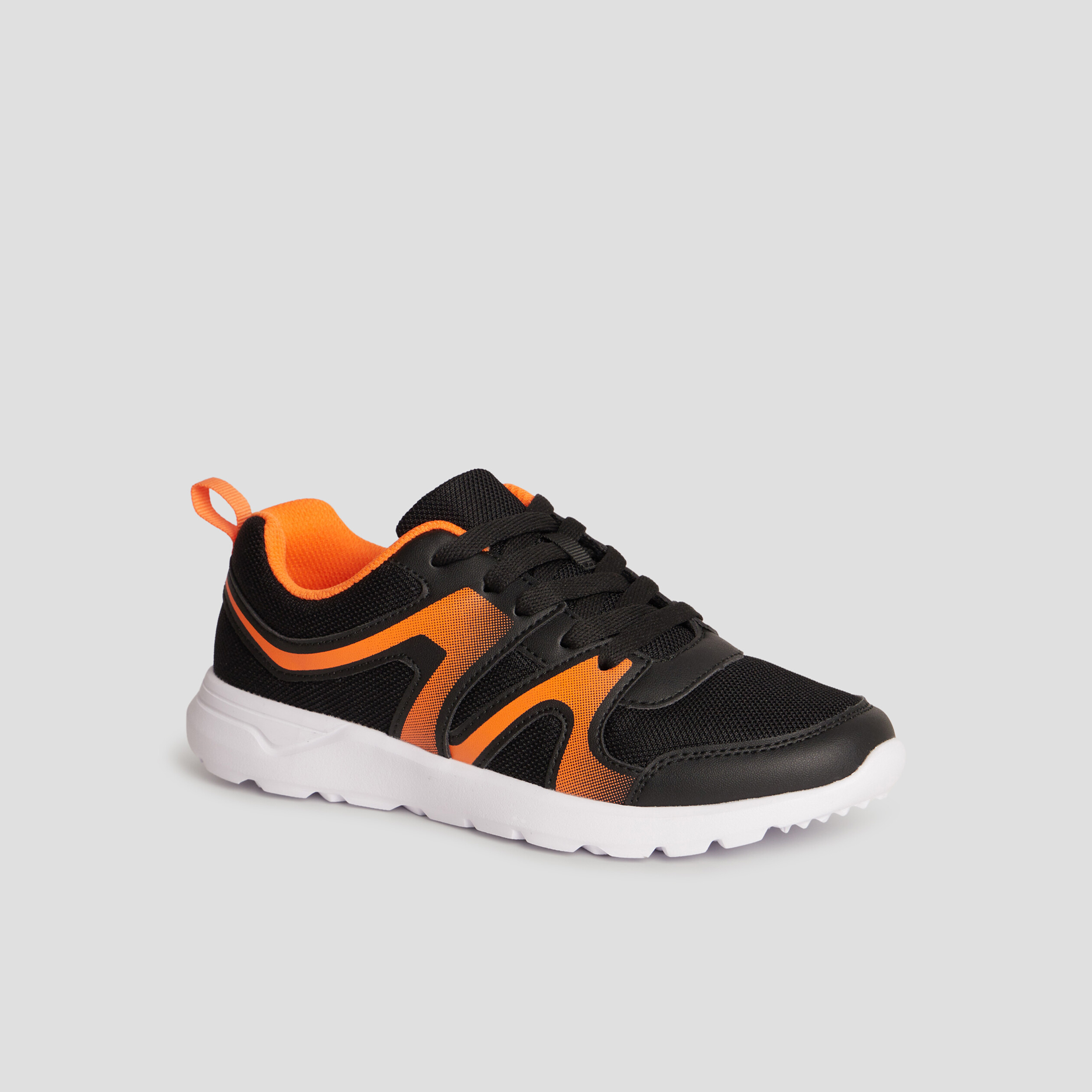 Baskets running à lacets Rexited noir garçon