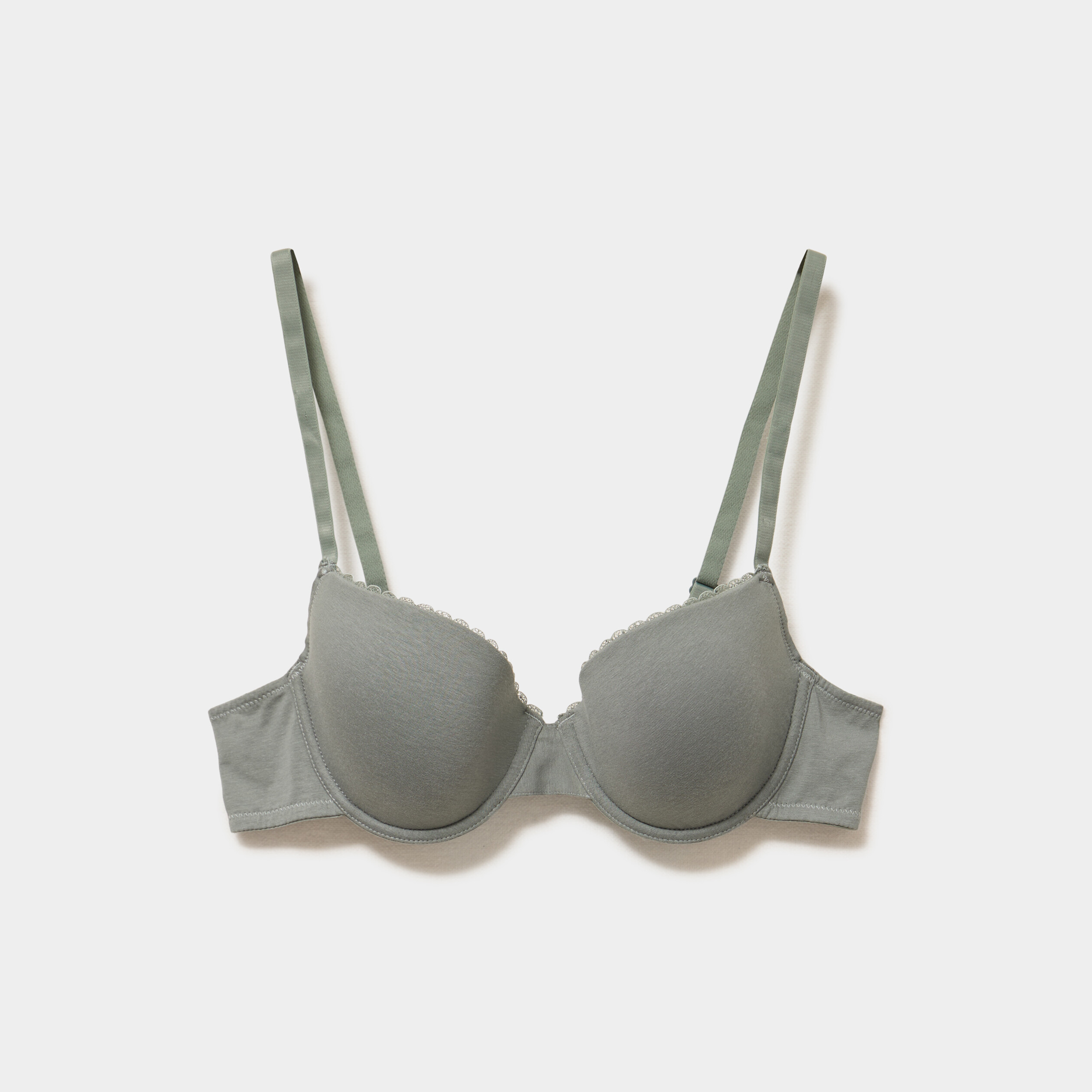 Soutien-gorge padd&eacute; embo&icirc;tant vert clair femme
