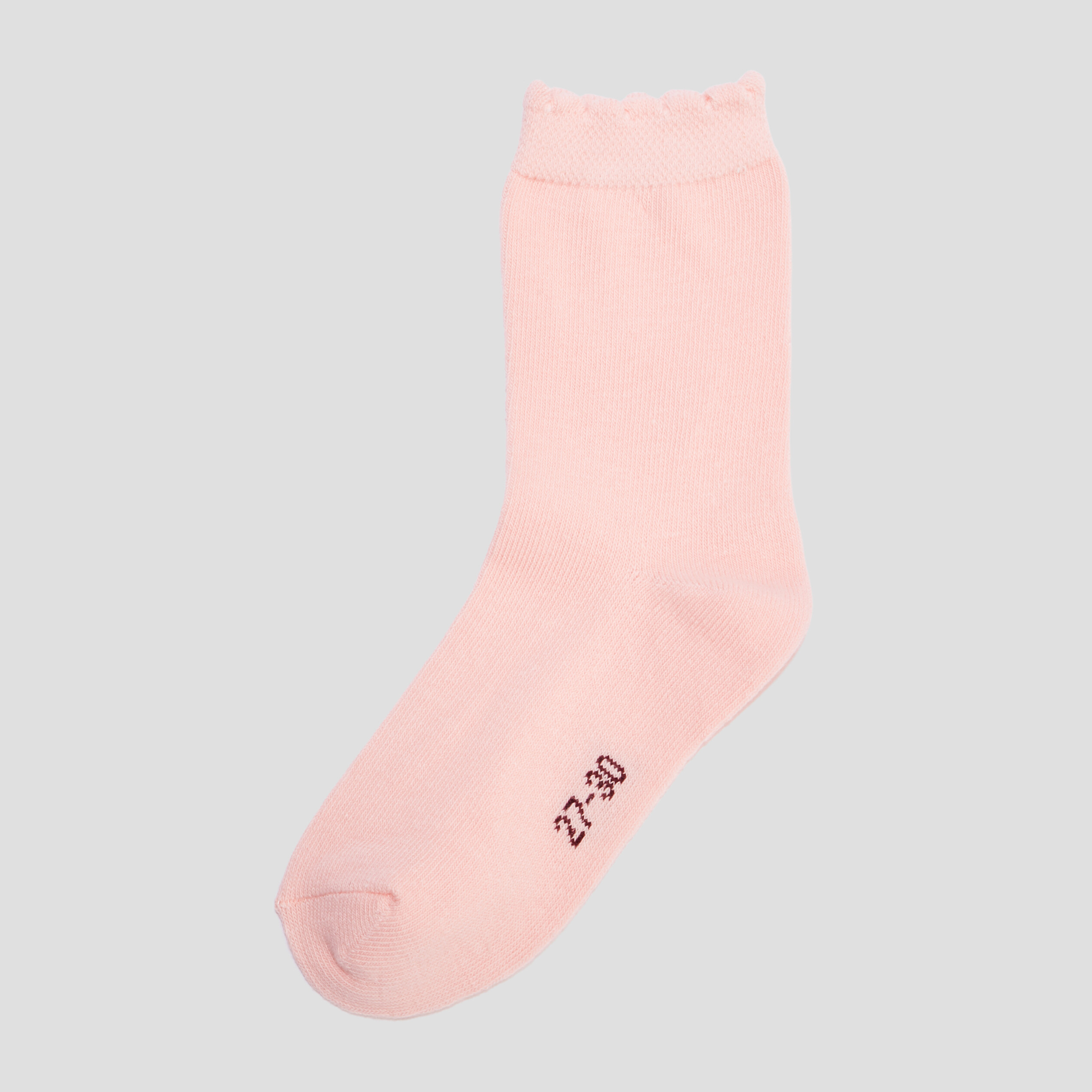 Lot 5 paires chaussettes bord festonné multicolore bébé fille