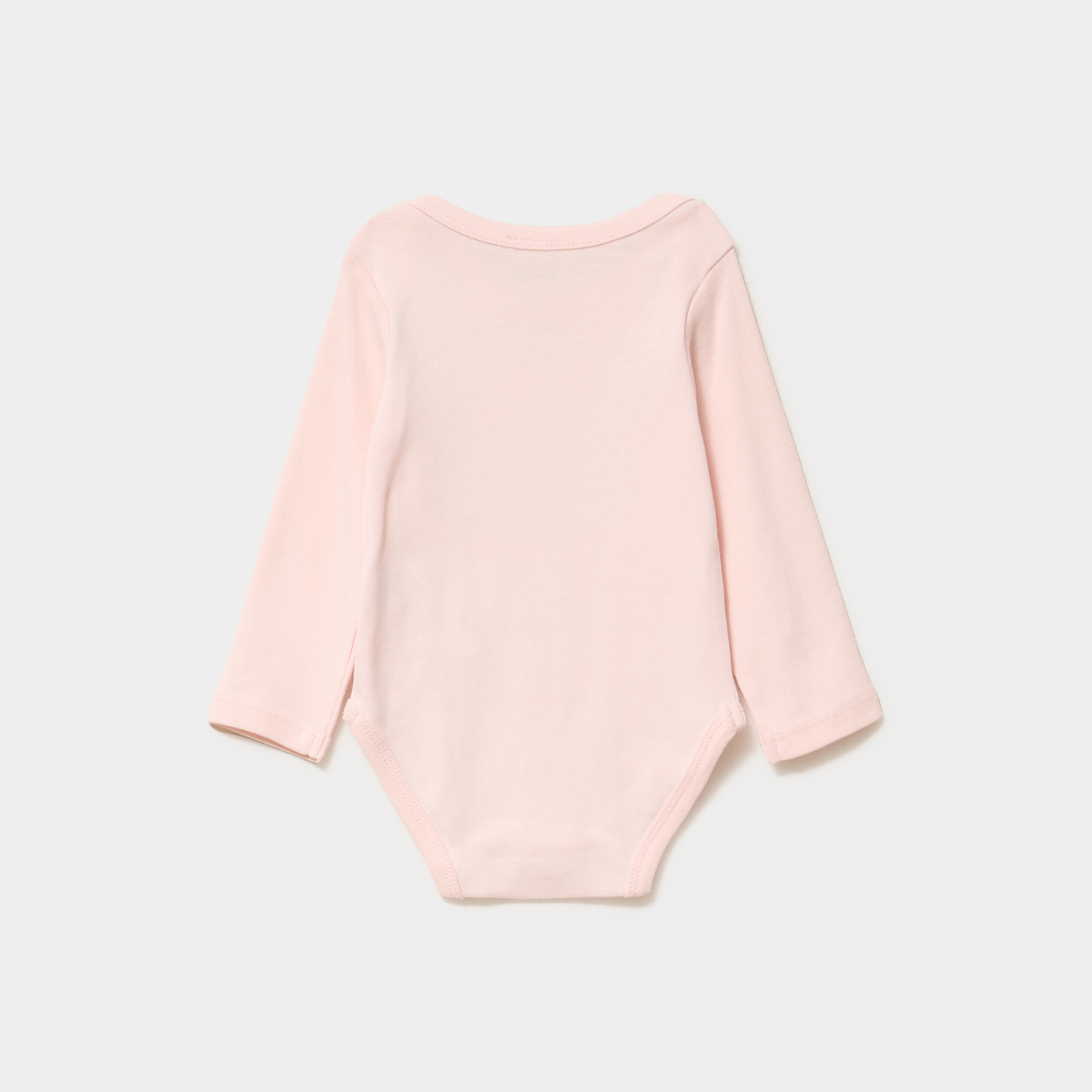 Lot 3 bodies US coton manches longues rose clair b&eacute;b&eacute;