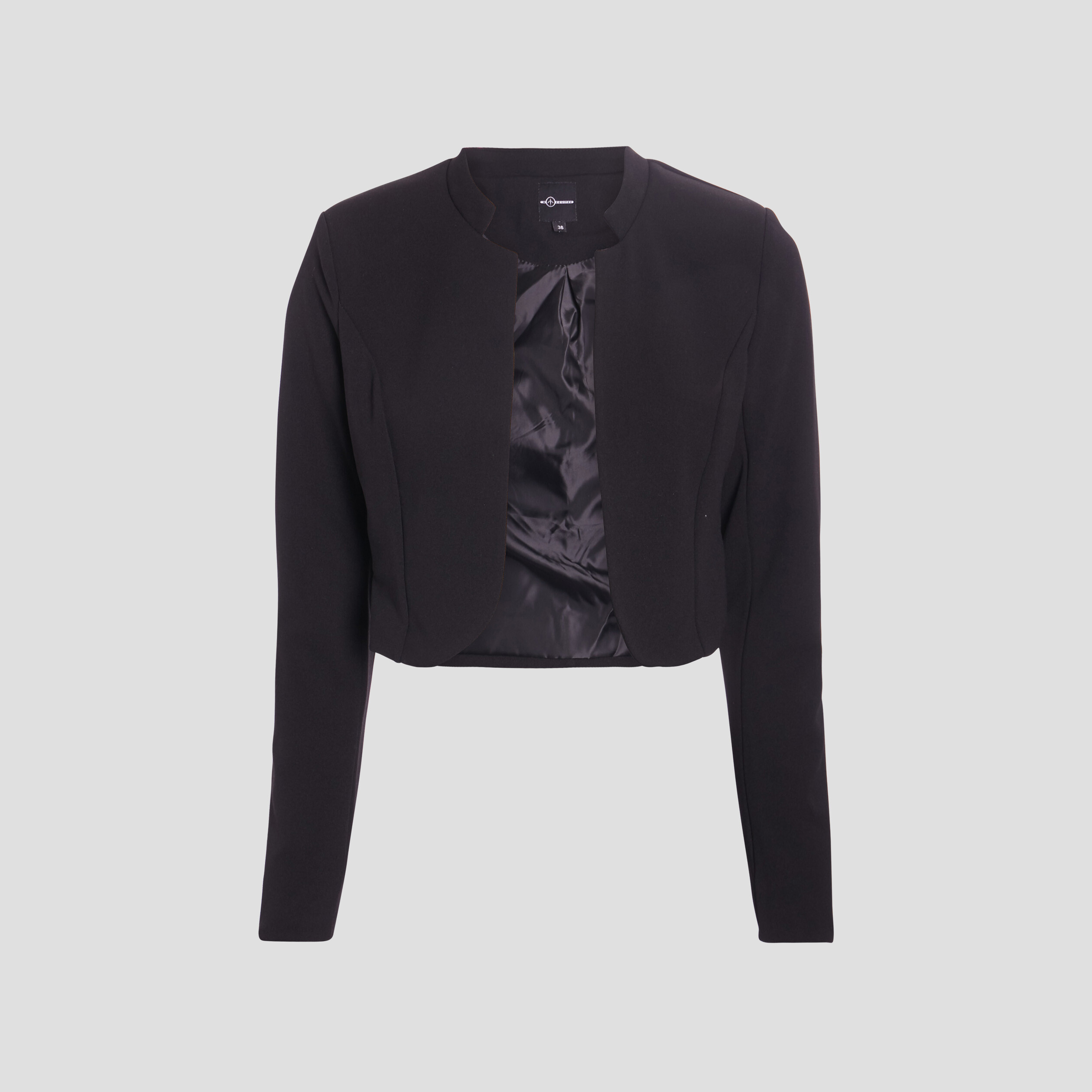 veste bolero stretch manches longues noir femme Veste boléro stretch manches longues noir femme