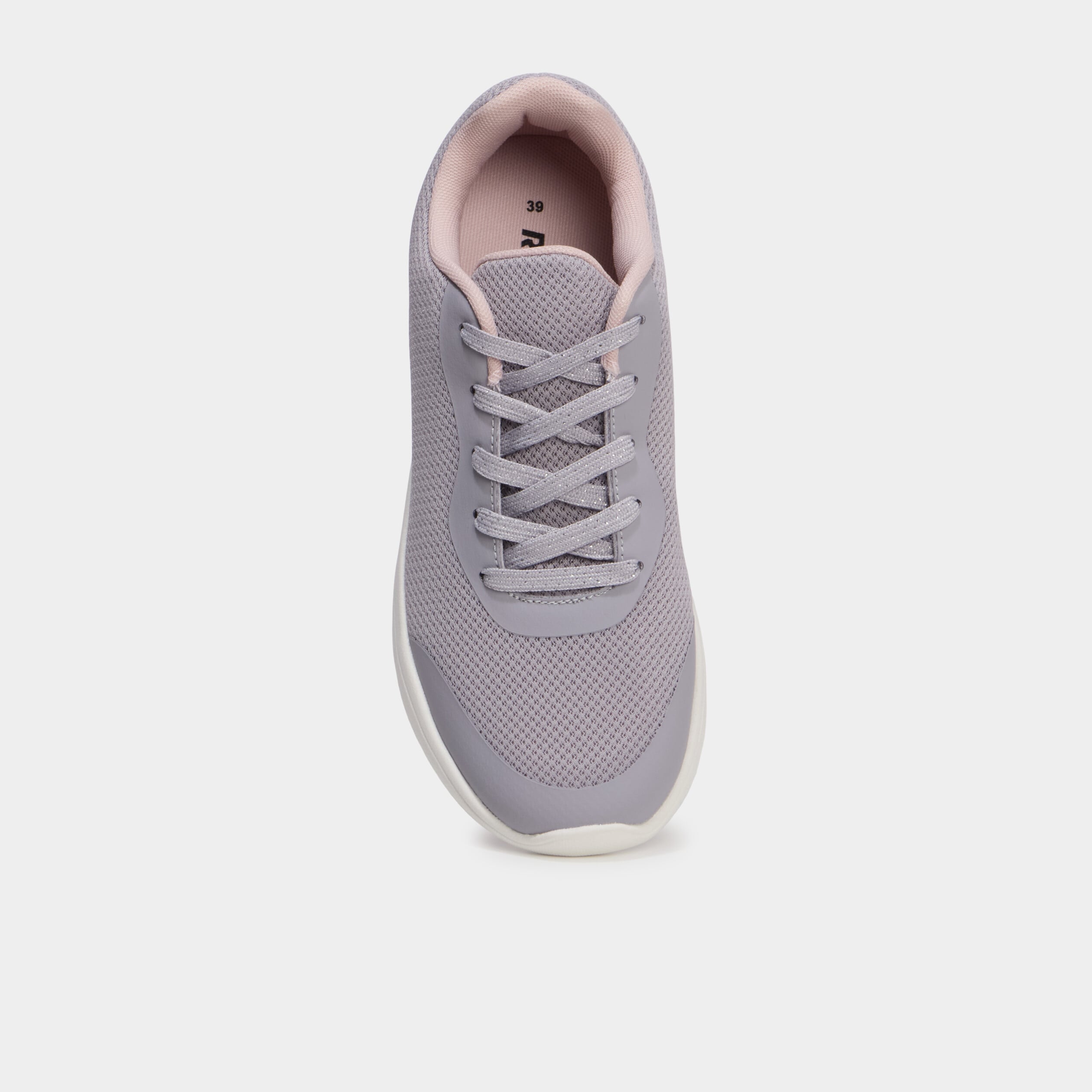 Baskets running mauve femme