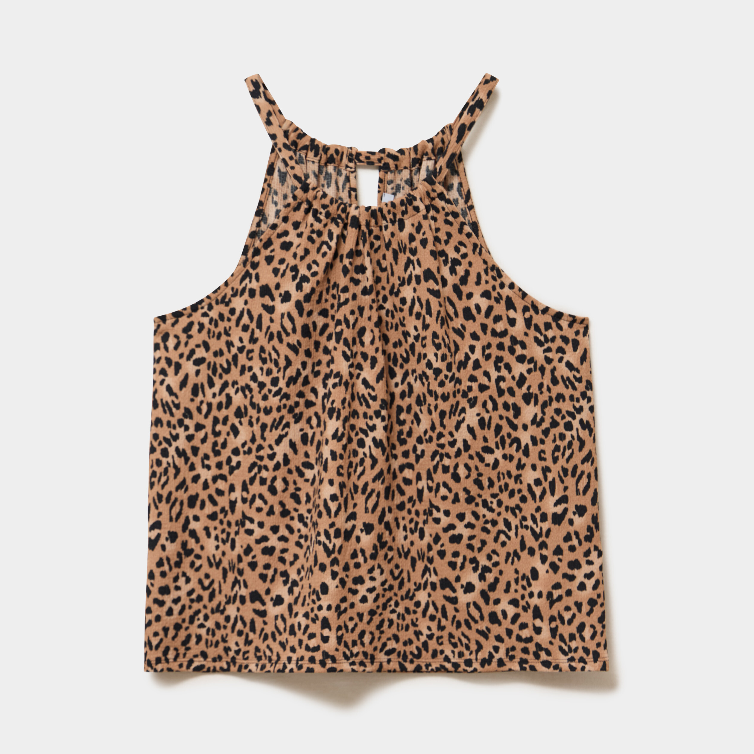 D&eacute;bardeur encolure am&eacute;ricaine beige femme