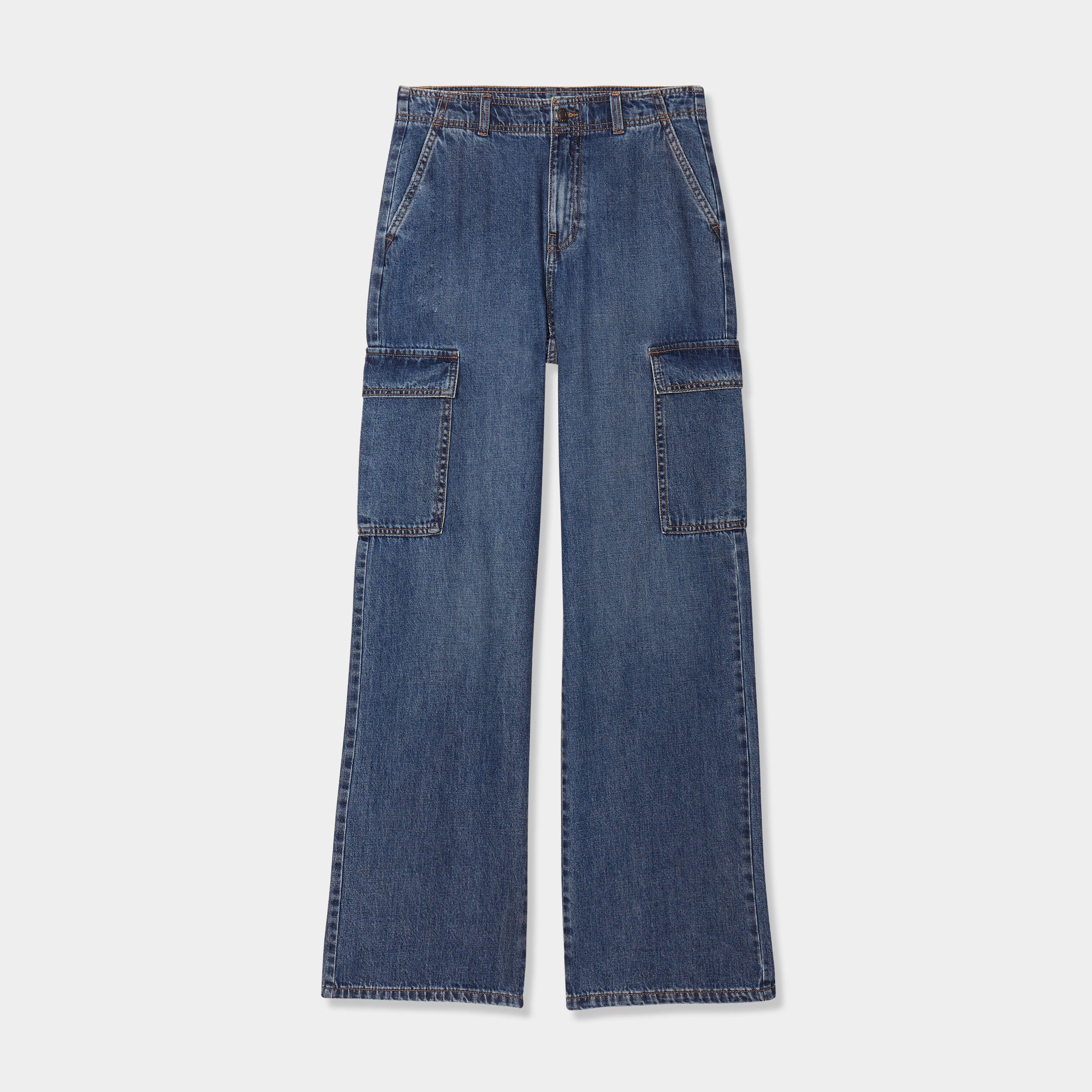 jeans cargo poches a rabat liberto denim double stone femme Jeans cargo poches à rabat Liberto denim double stone femme