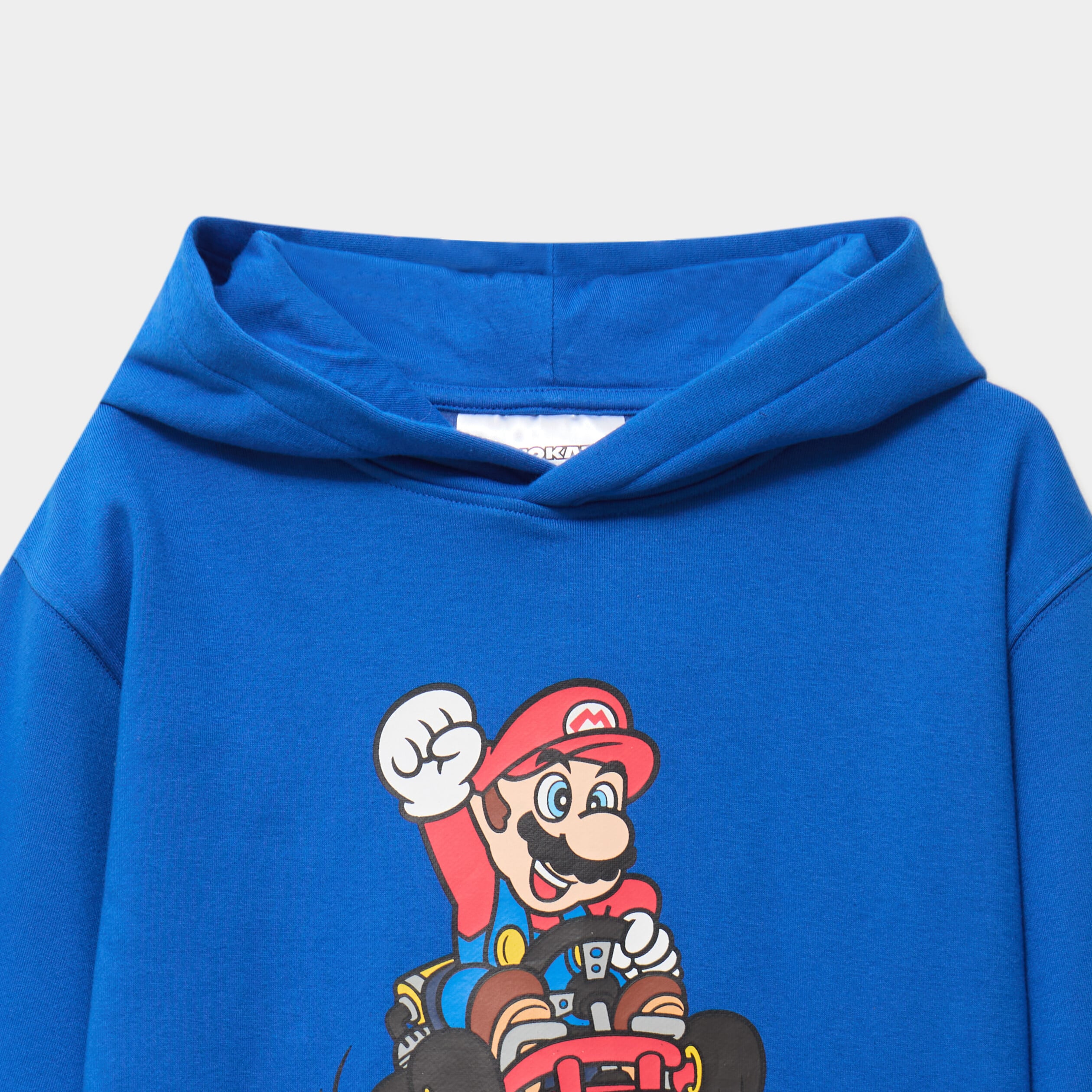 Sweat hoodie &agrave; capuche bleu gar&ccedil;on