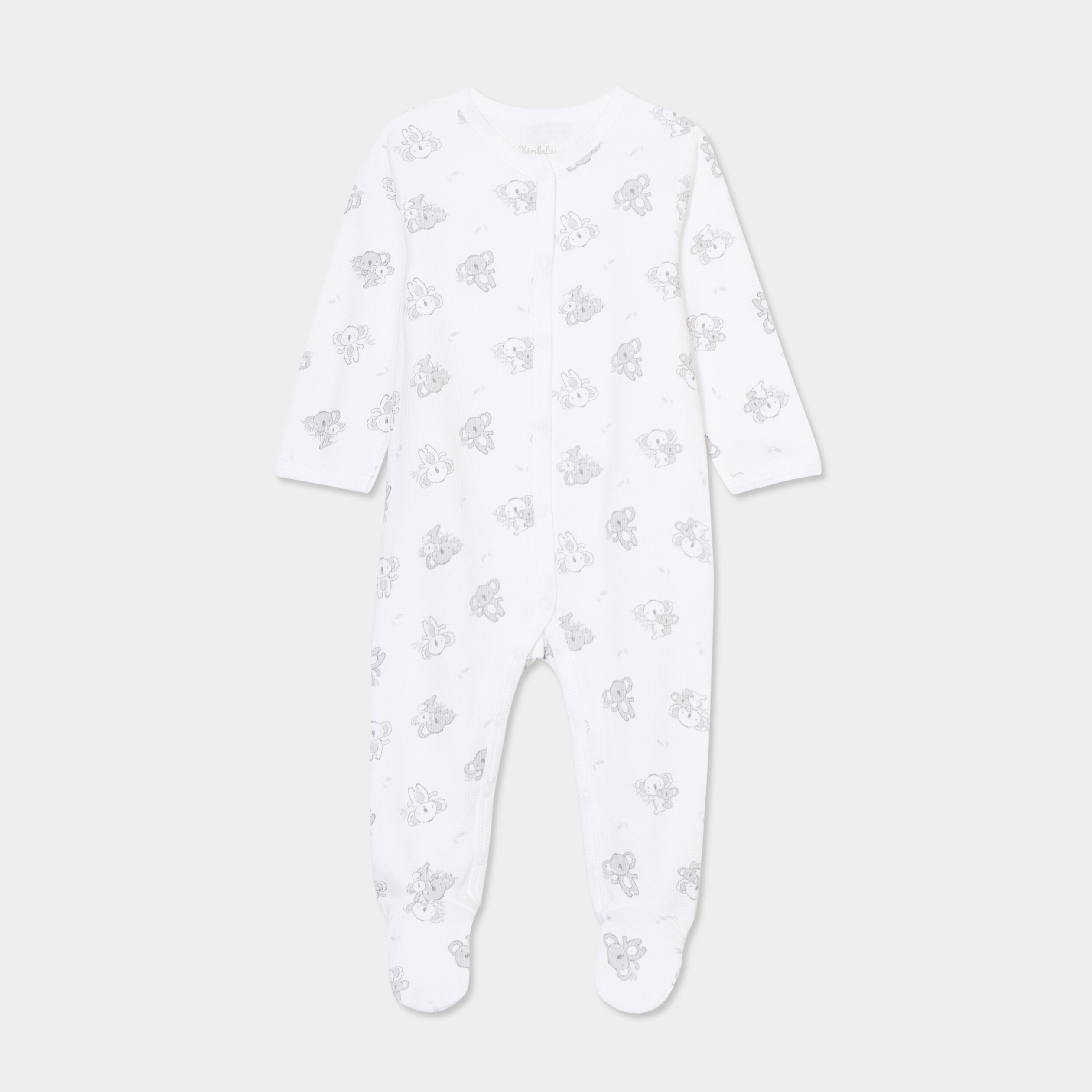 dors bien manches longues boutonne coton blanc bebe Dors-bien manches longues boutonné coton blanc bébé