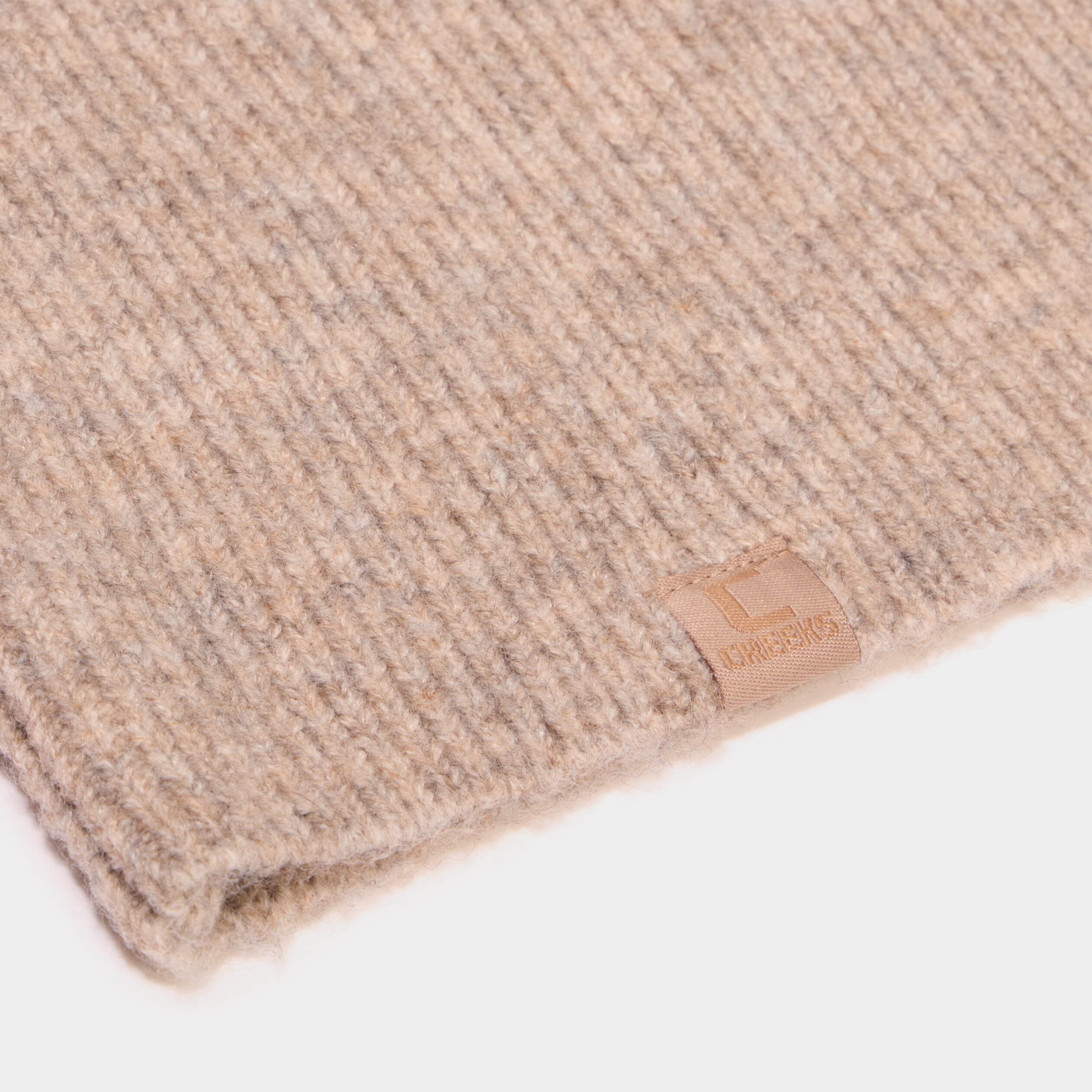 Cagoule effet c&ocirc;tel&eacute; beige mixte