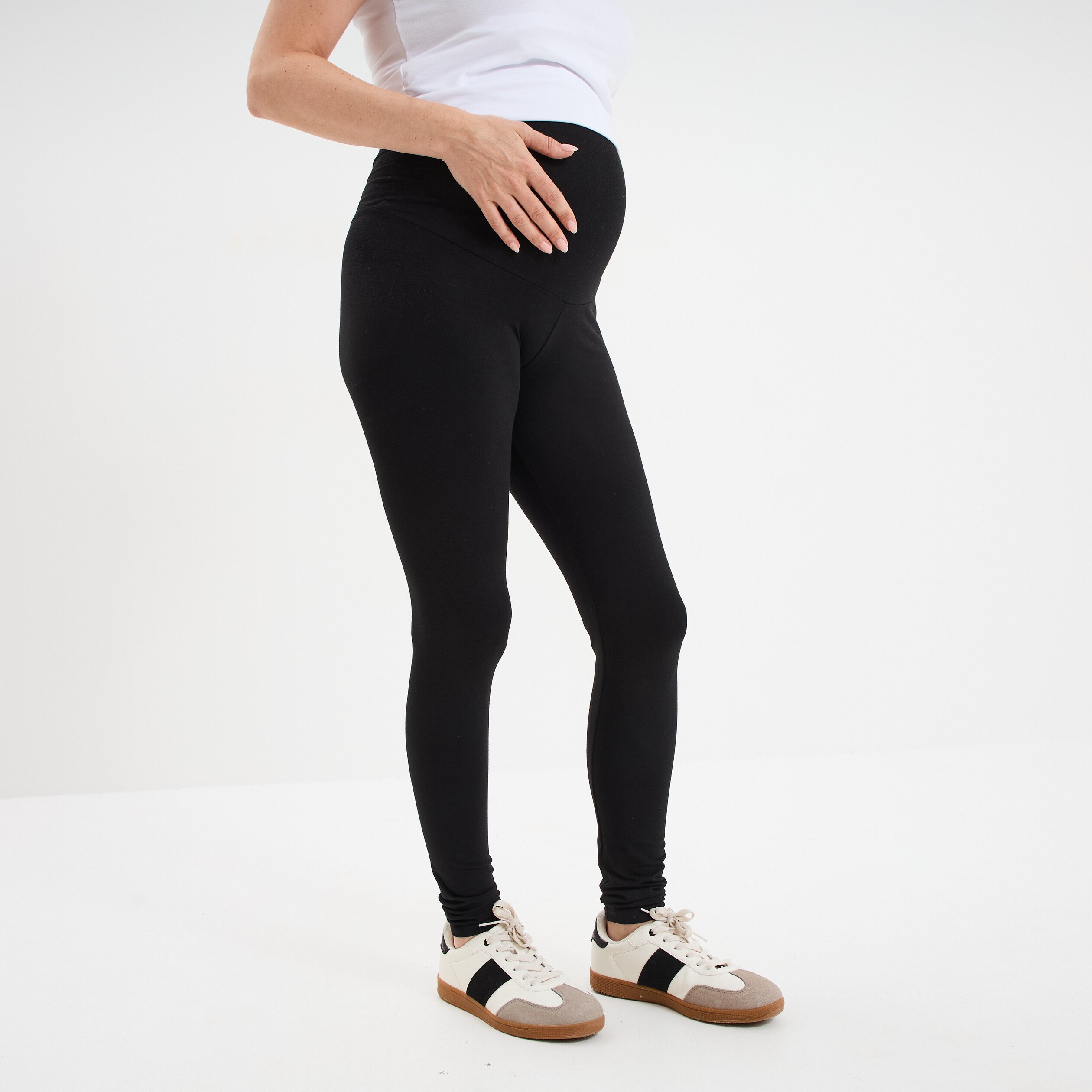 legging grossesse en coton majoritaire noir femmemater Legging grossesse en coton majoritaire noir femme maternité