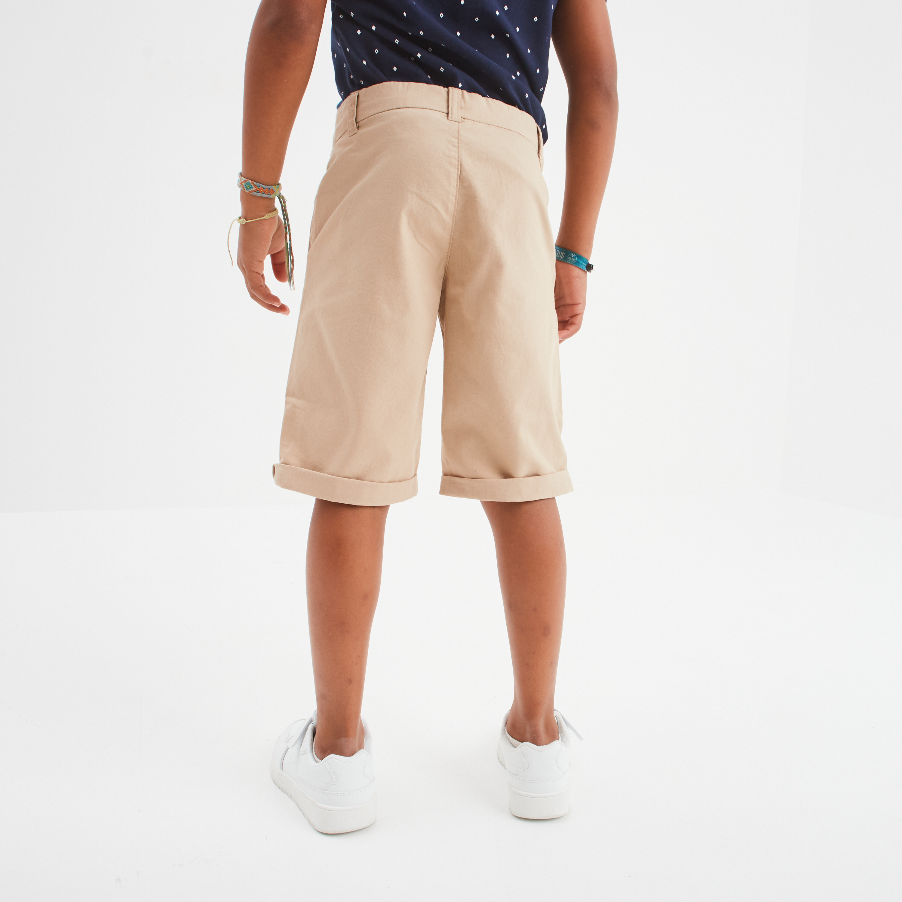 bermuda straight beige garcon Bermuda straight beige garçon