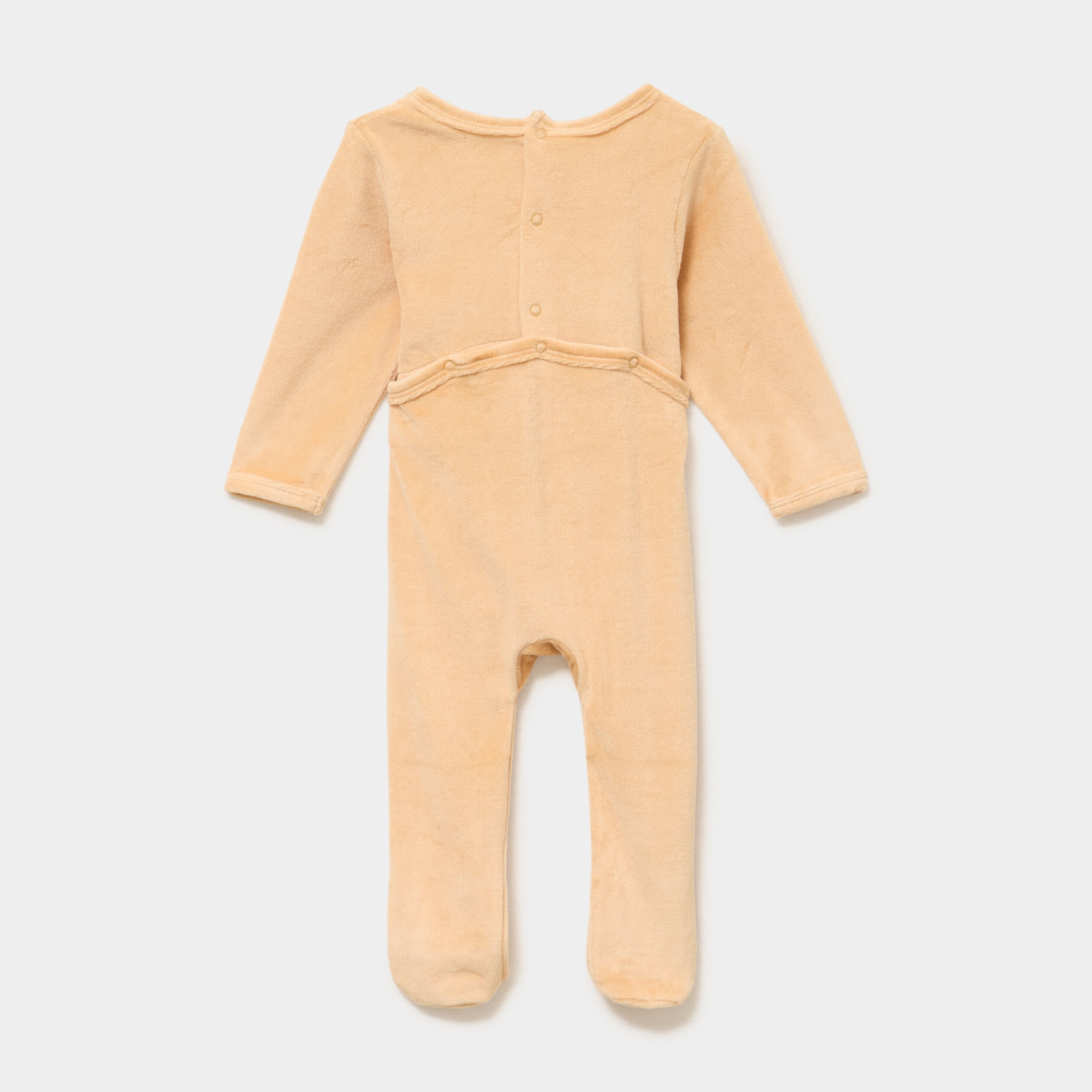 Dors-bien manches longues boutonn&eacute; camel b&eacute;b&eacute;