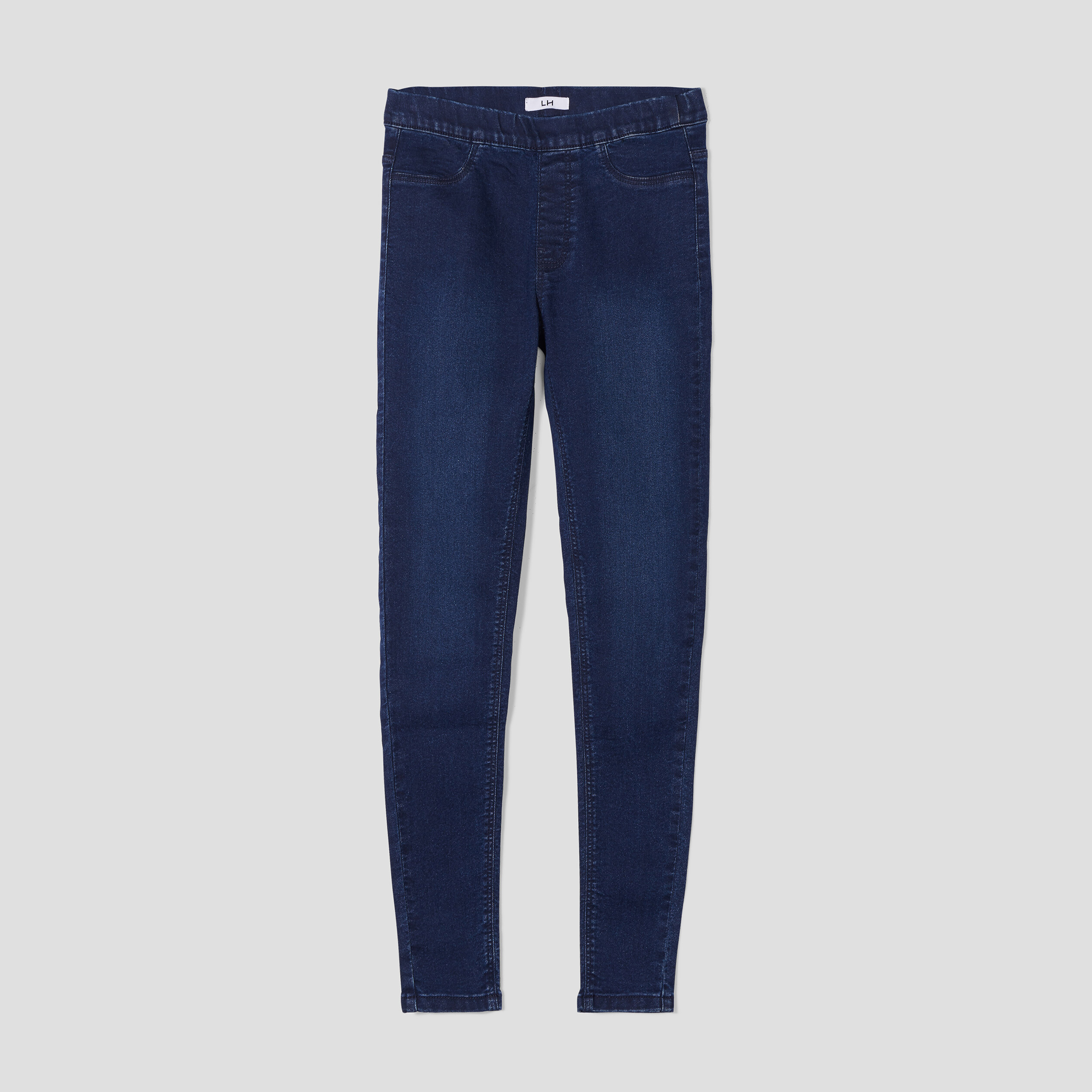 Jegging taille standard denim blue black femme