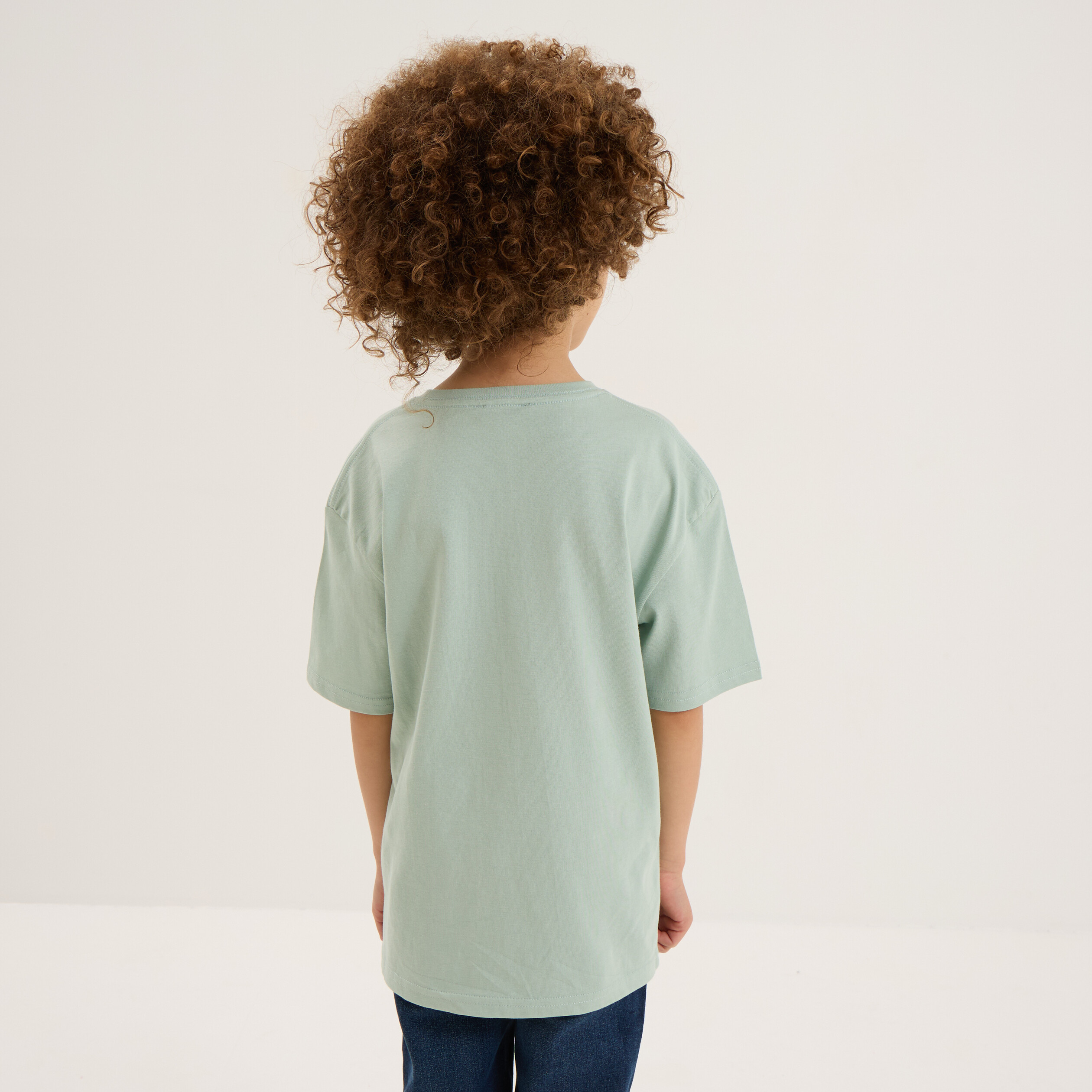 T-shirt Enfant Rayé Col Rond Manches Courtes – 100 % Coton Doux Et Respirant, Idéal Pour École, Jeux Et Sorties Décontractées (2-14 Ans)