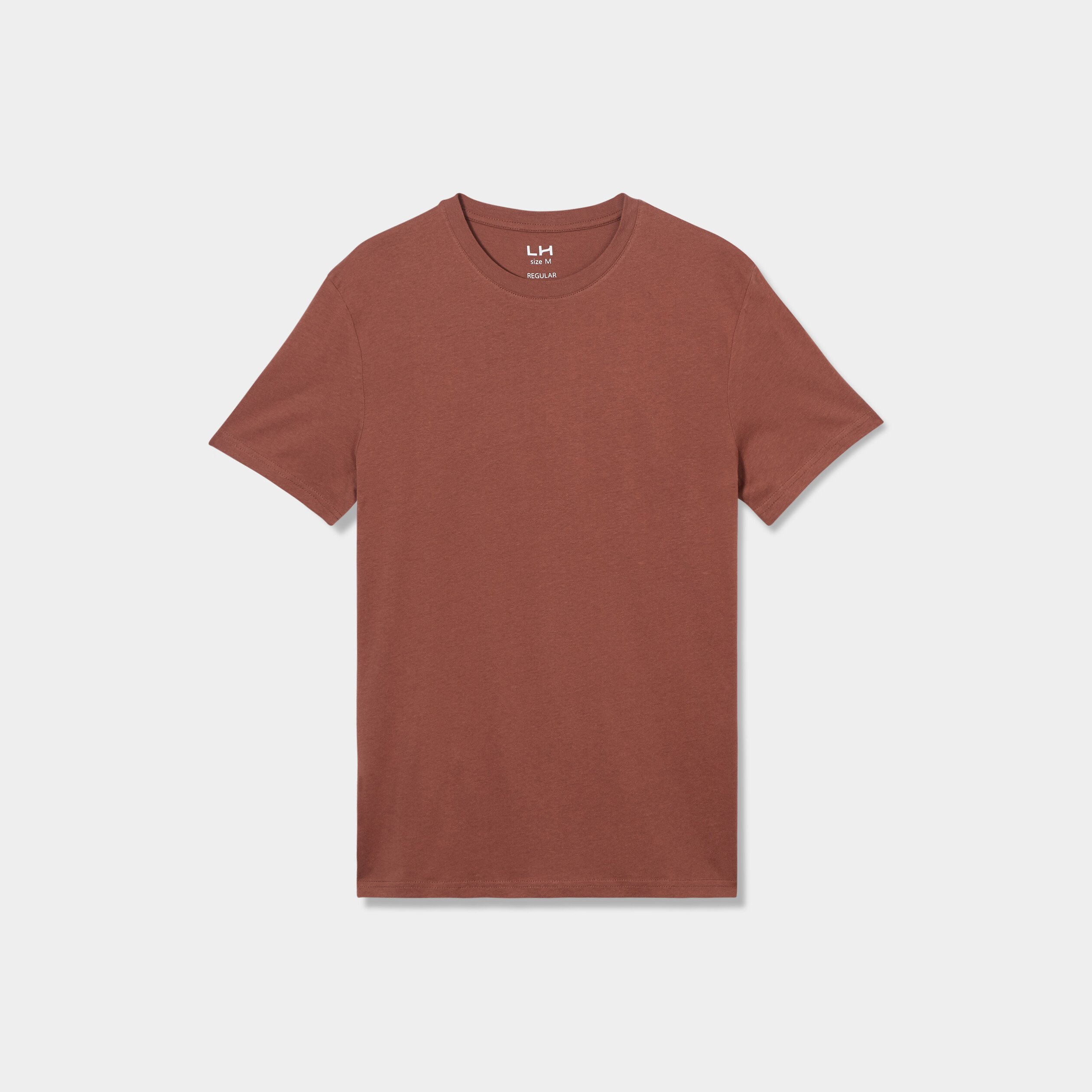 Tee shirt marron homme sales
