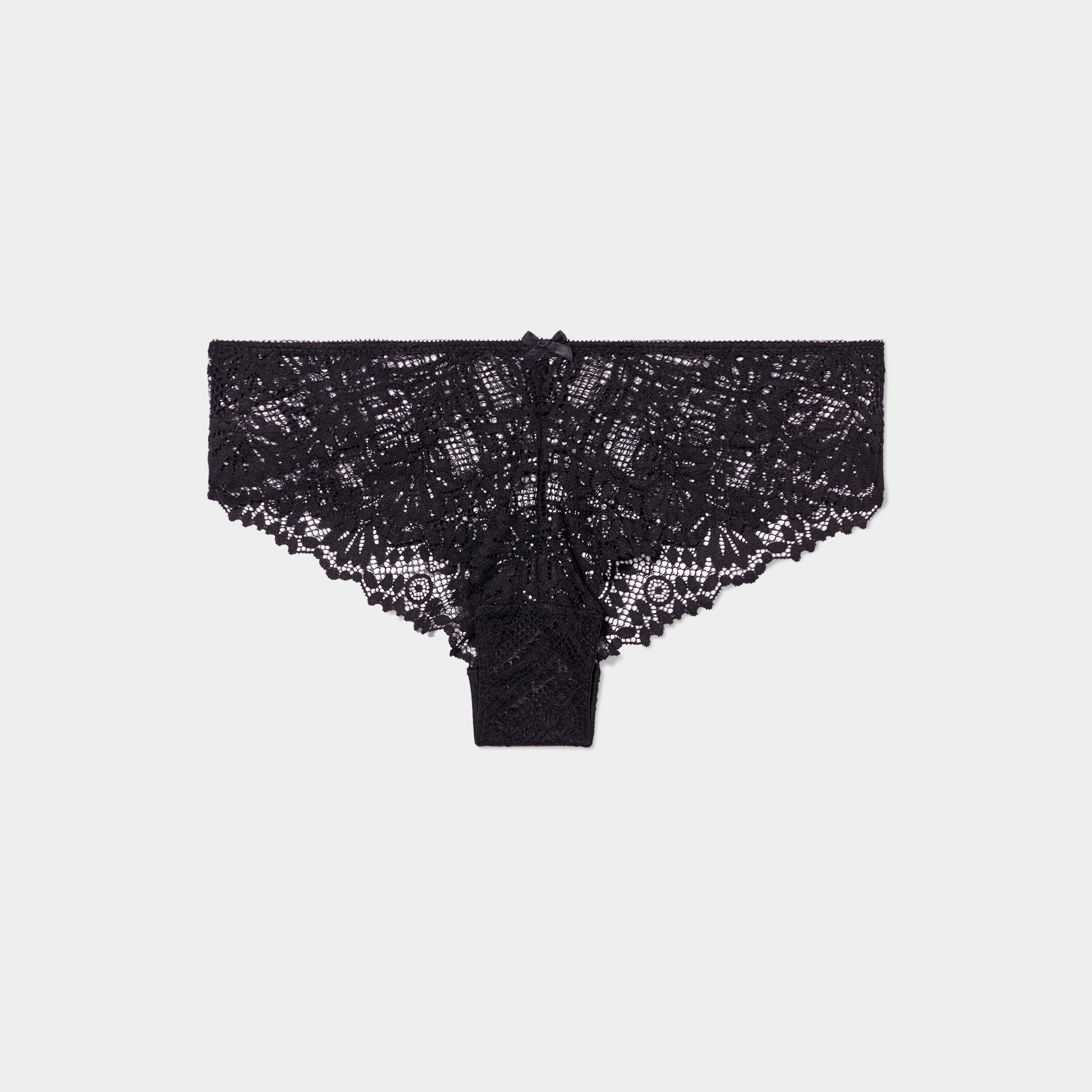 Shorty en dentelle noir femme