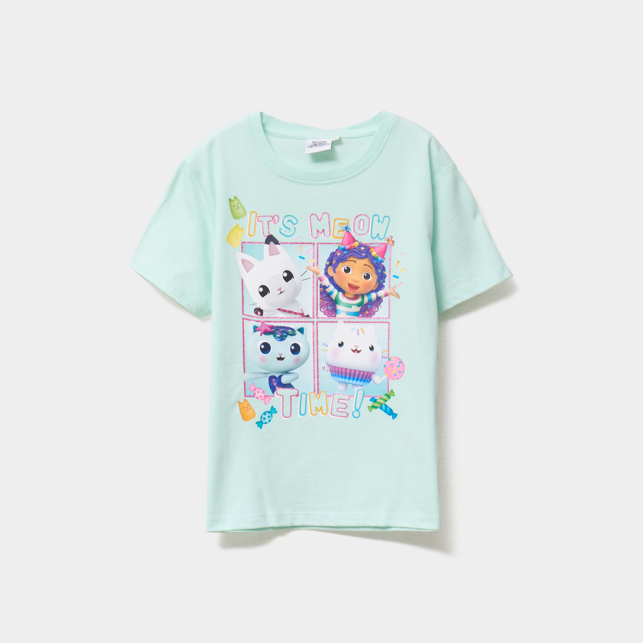 T-shirt Gabby et la Maison magique vert clair fille