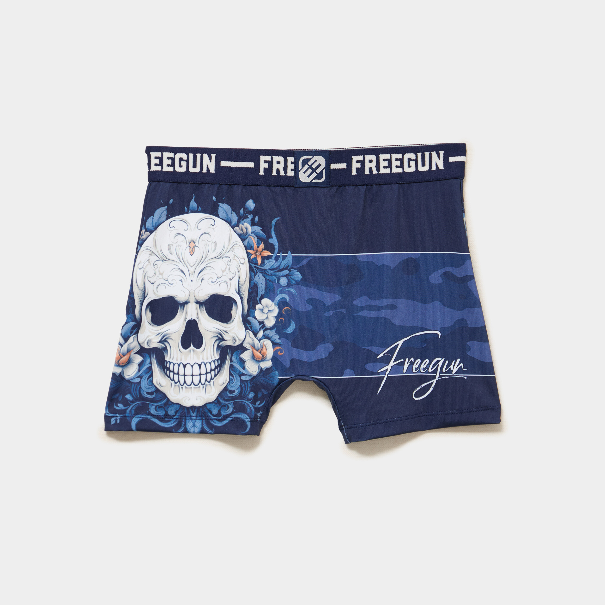 Boxer Freegun blanc homme