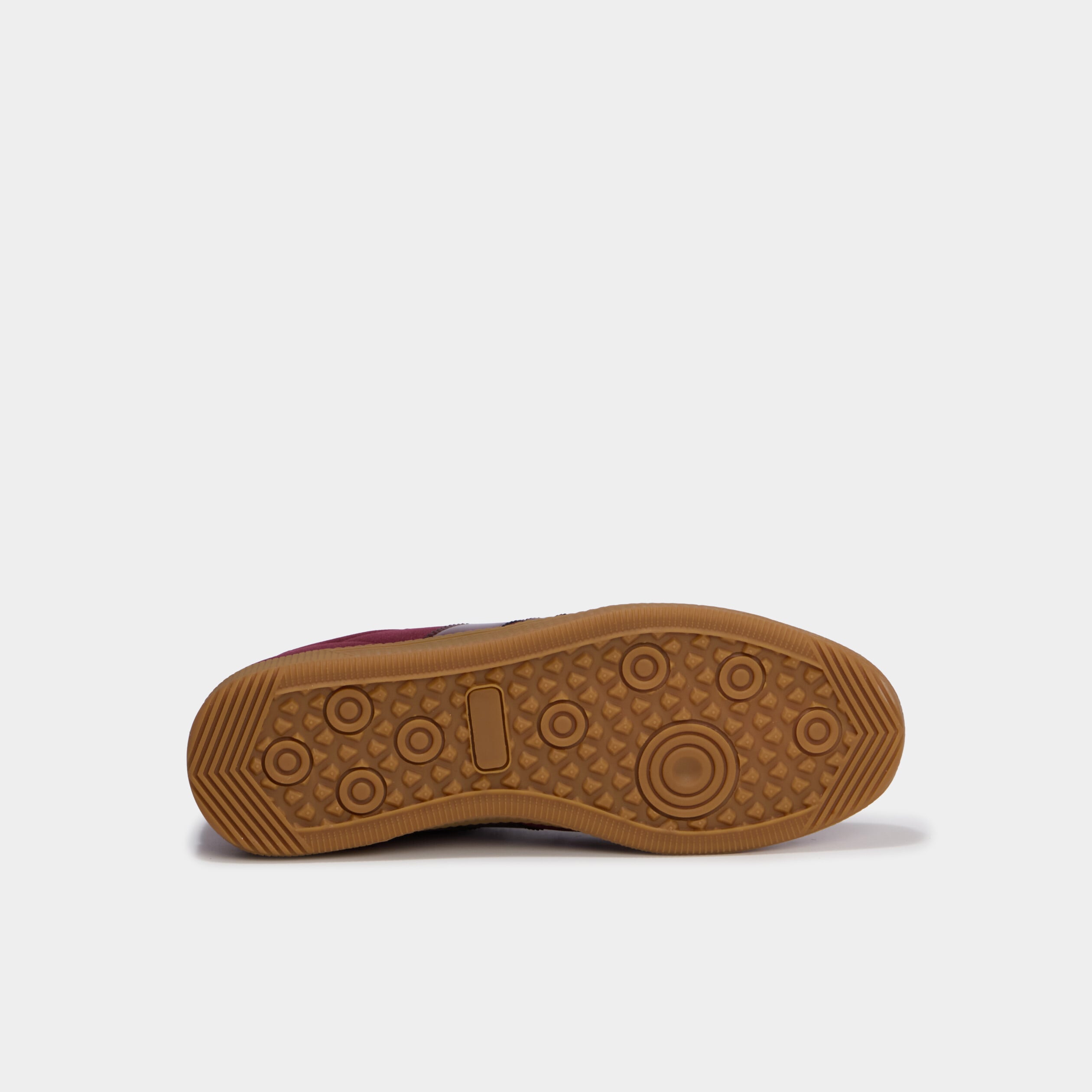 Baskets &agrave; lacets effet su&eacute;dine bordeaux femme