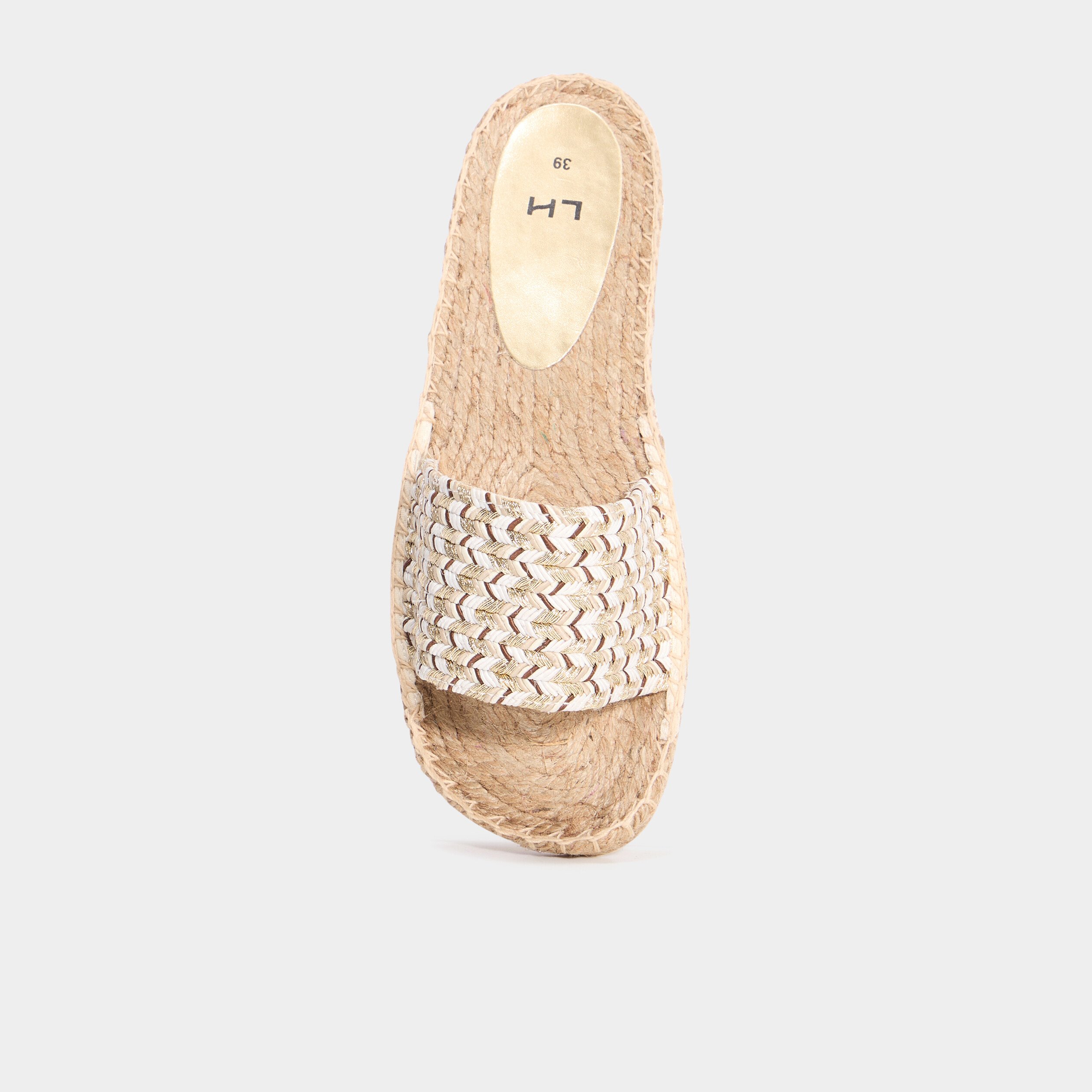 mules a semelles cordes multicolore femme Mules à semelles cordes multicolore femme