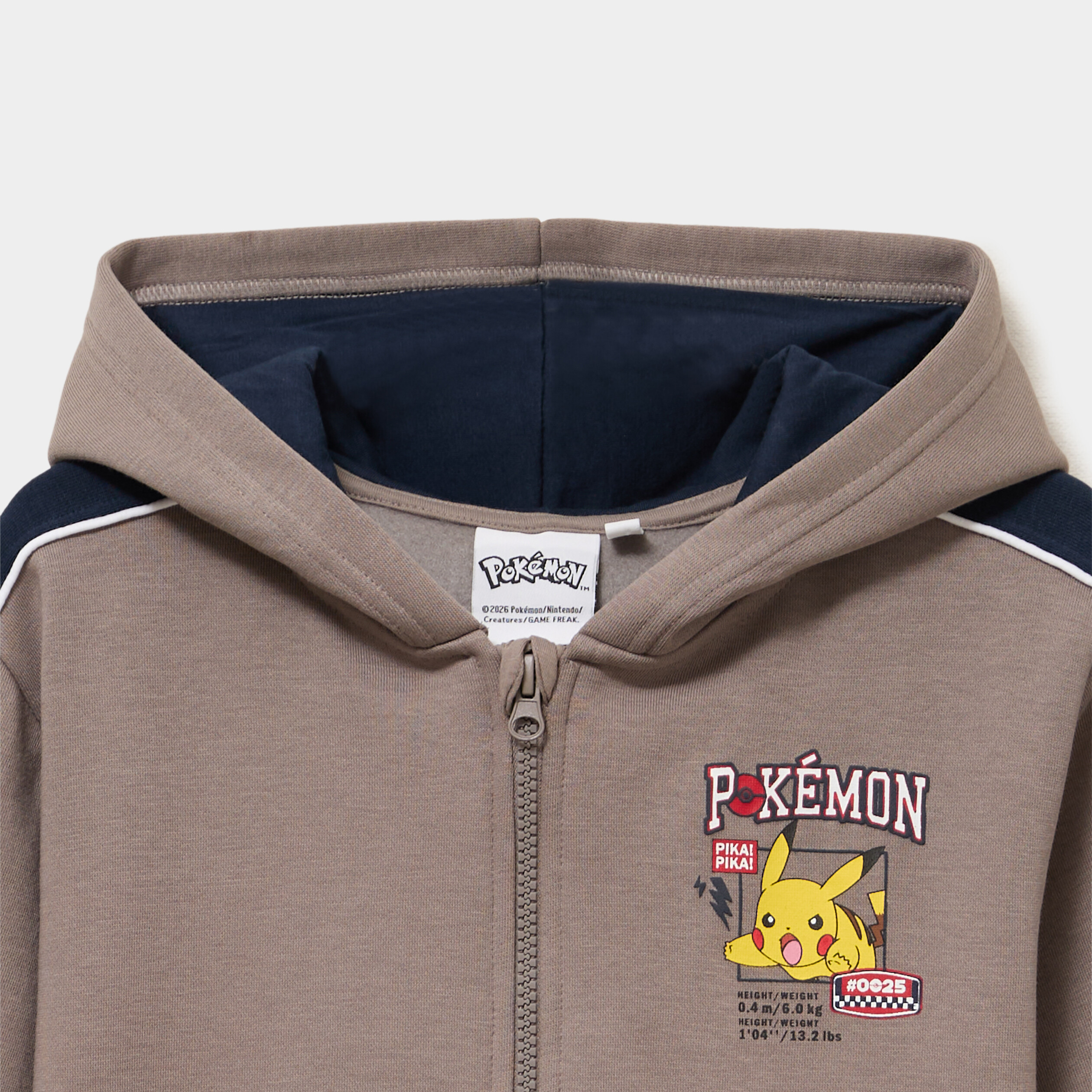 Sweat zipp&eacute; &agrave; capuche Pok&eacute;mon sable gar&ccedil;on