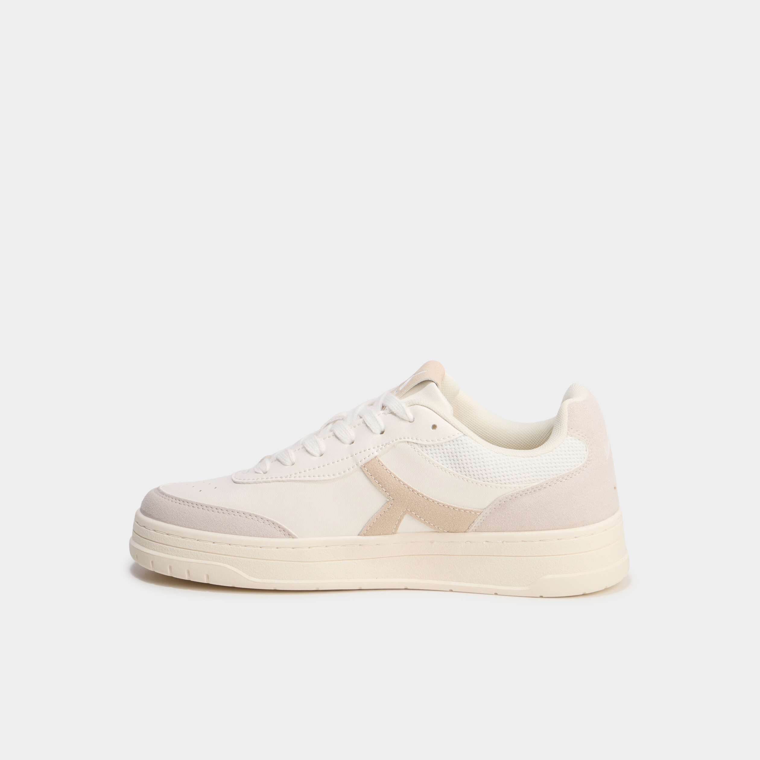 Tennis basses &agrave; lacets sable femme