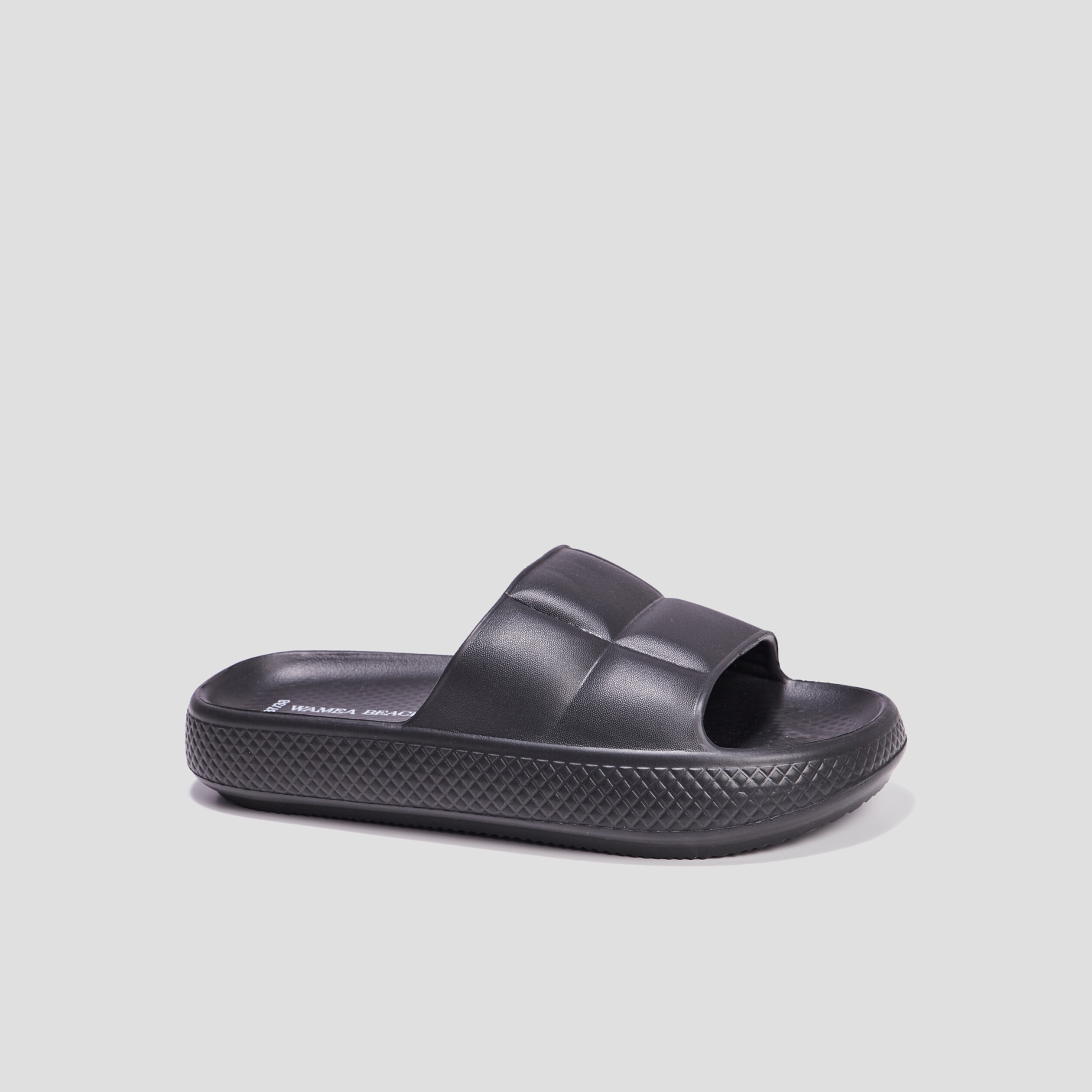 mules compensees matelasses wamea beach noir femme Mules compensées matelassés Wamea Beach noir femme