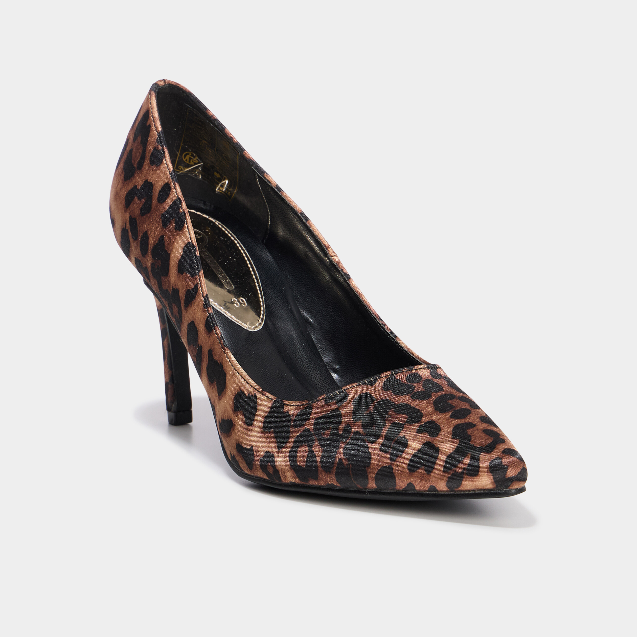 Escarpins à talons aiguilles marron femme