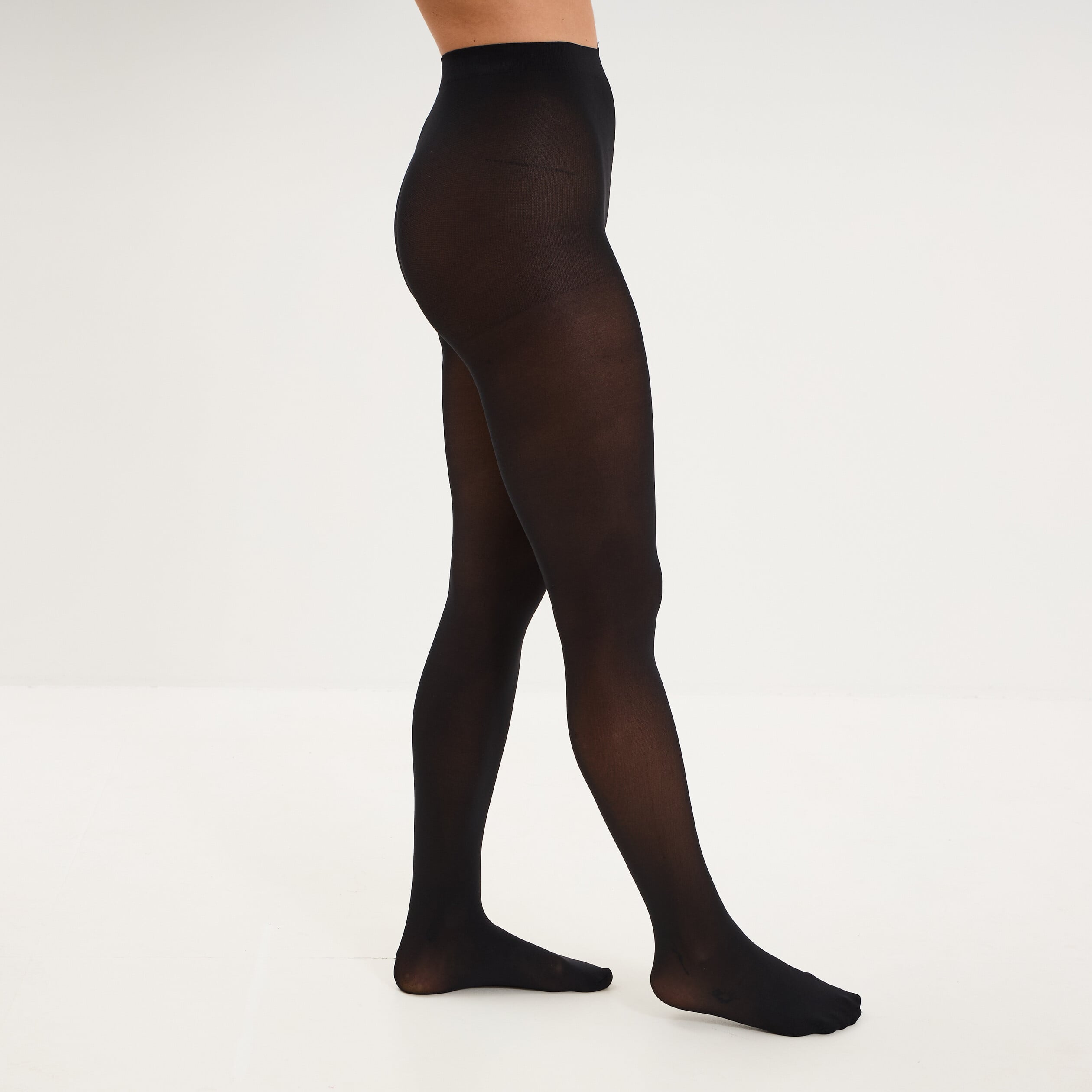 Lot 2 paires collants noir femme