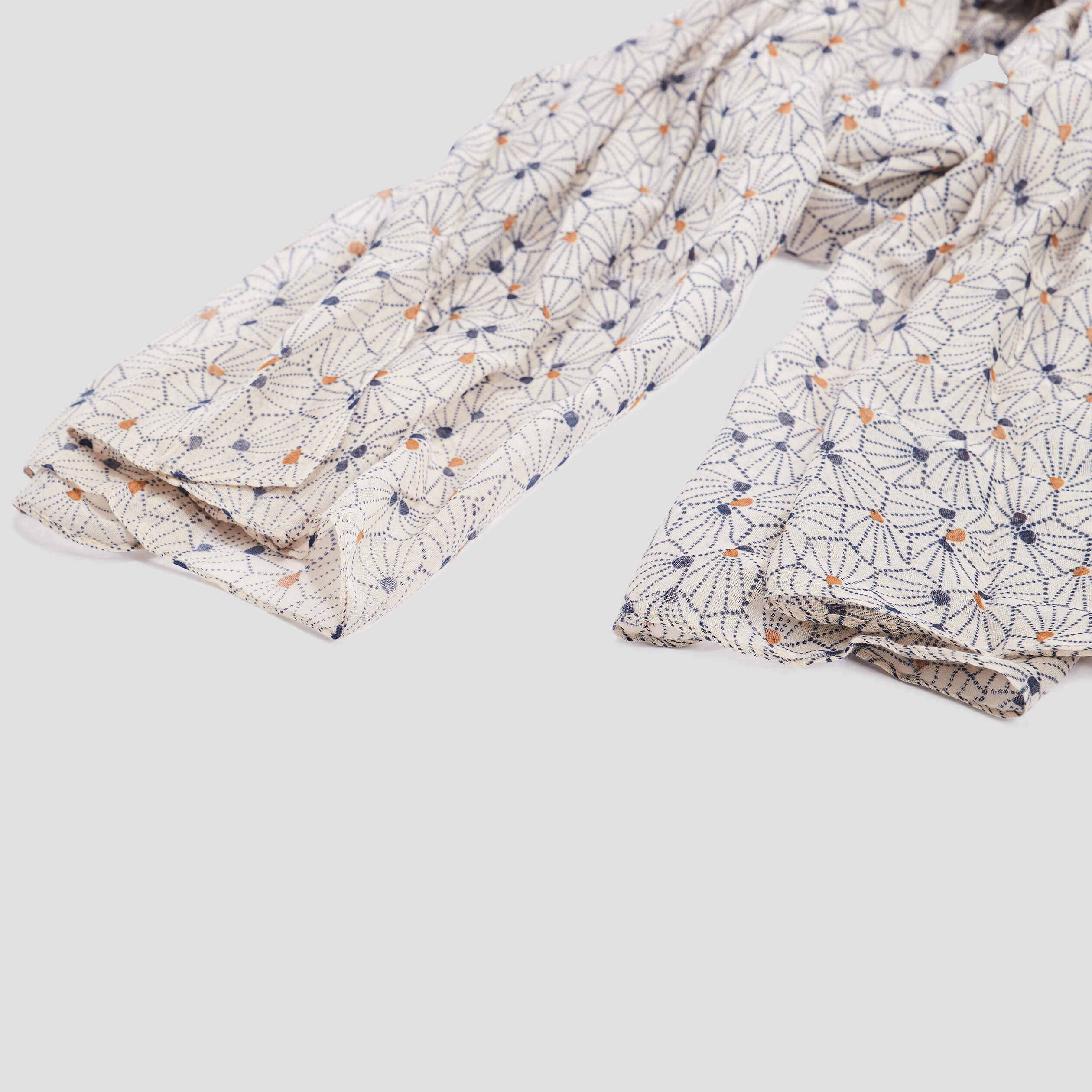 Foulard ecru femme