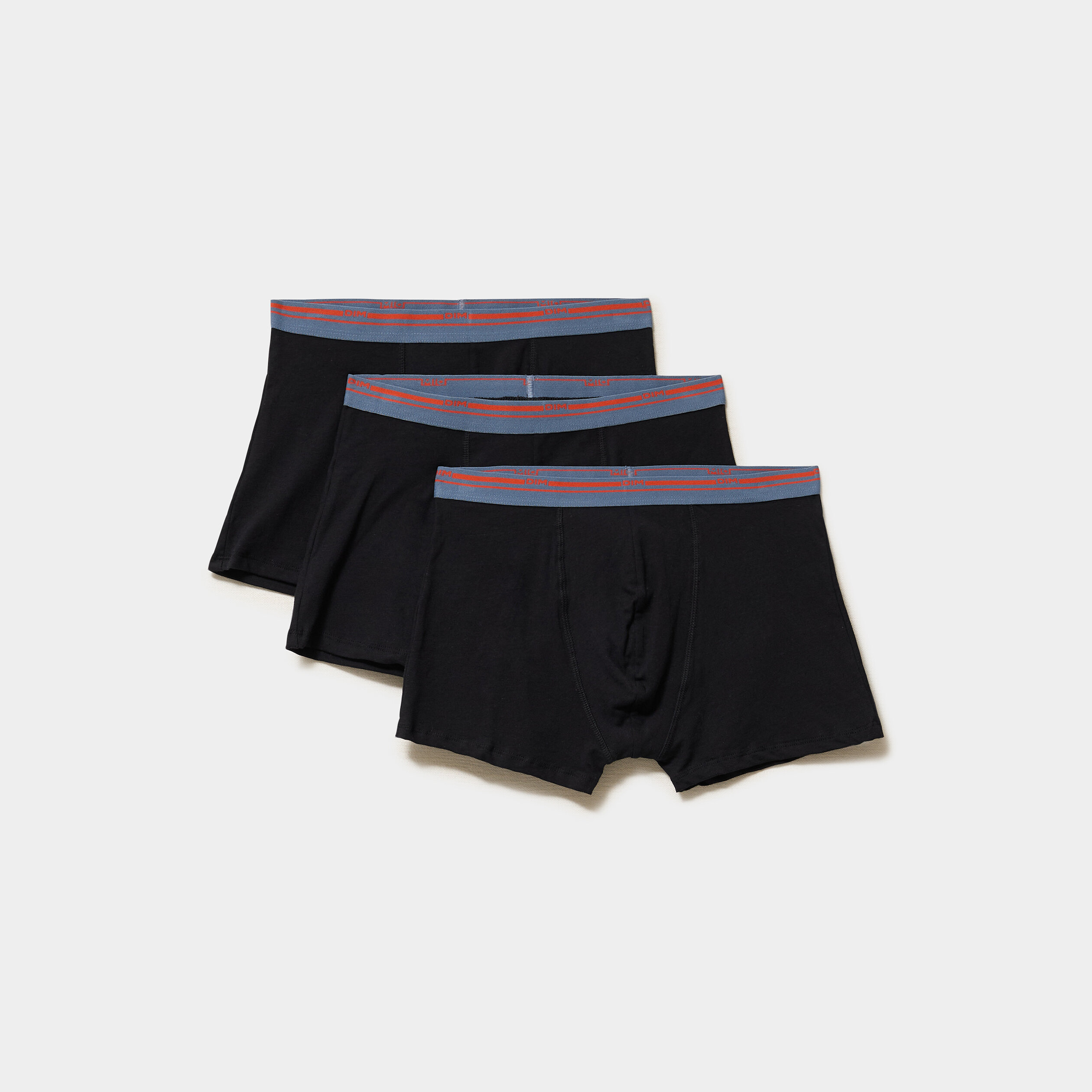 lot 3 boxers coton majoritaire noir homme Lot 3 boxers coton majoritaire noir homme