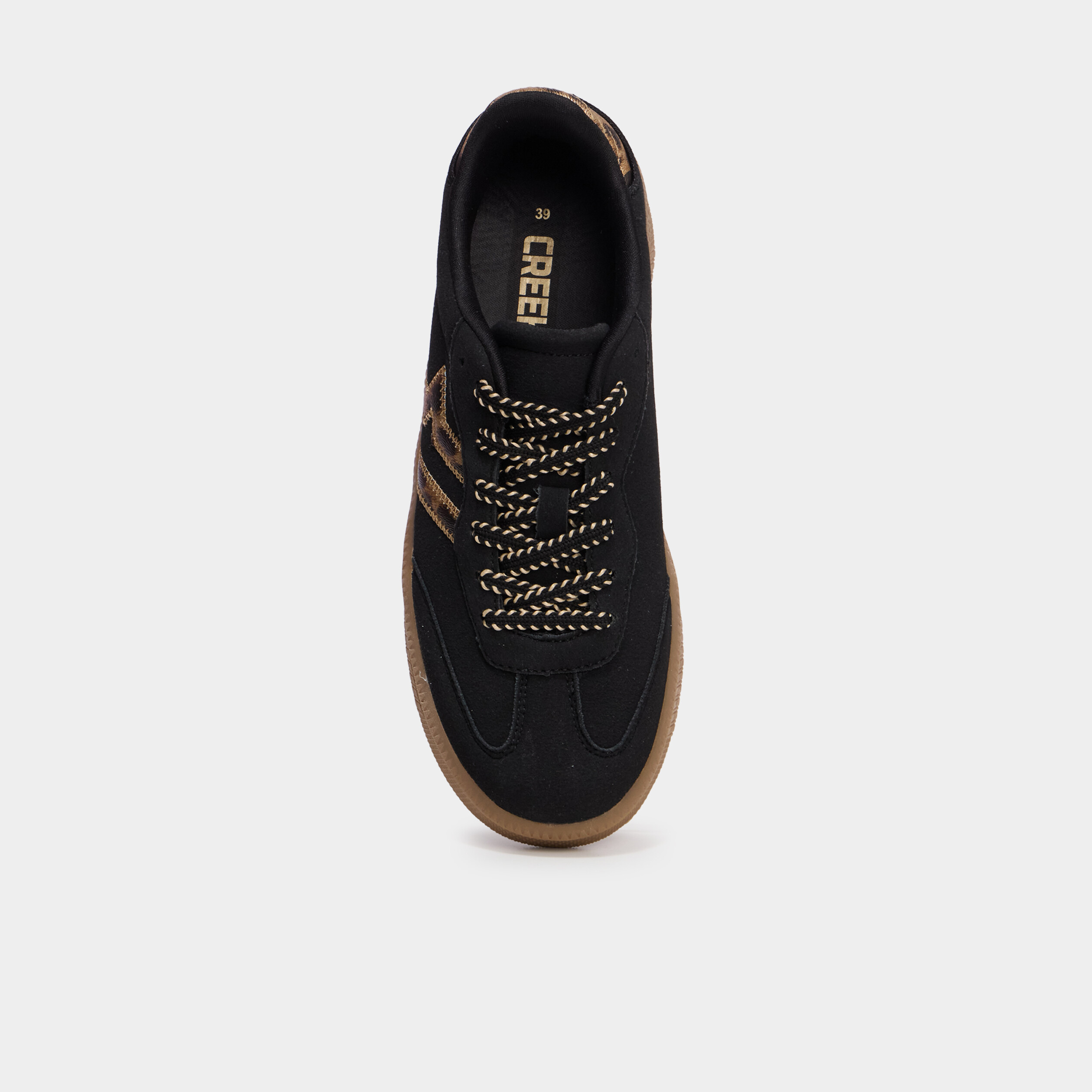 Baskets &agrave; lacets noir femme