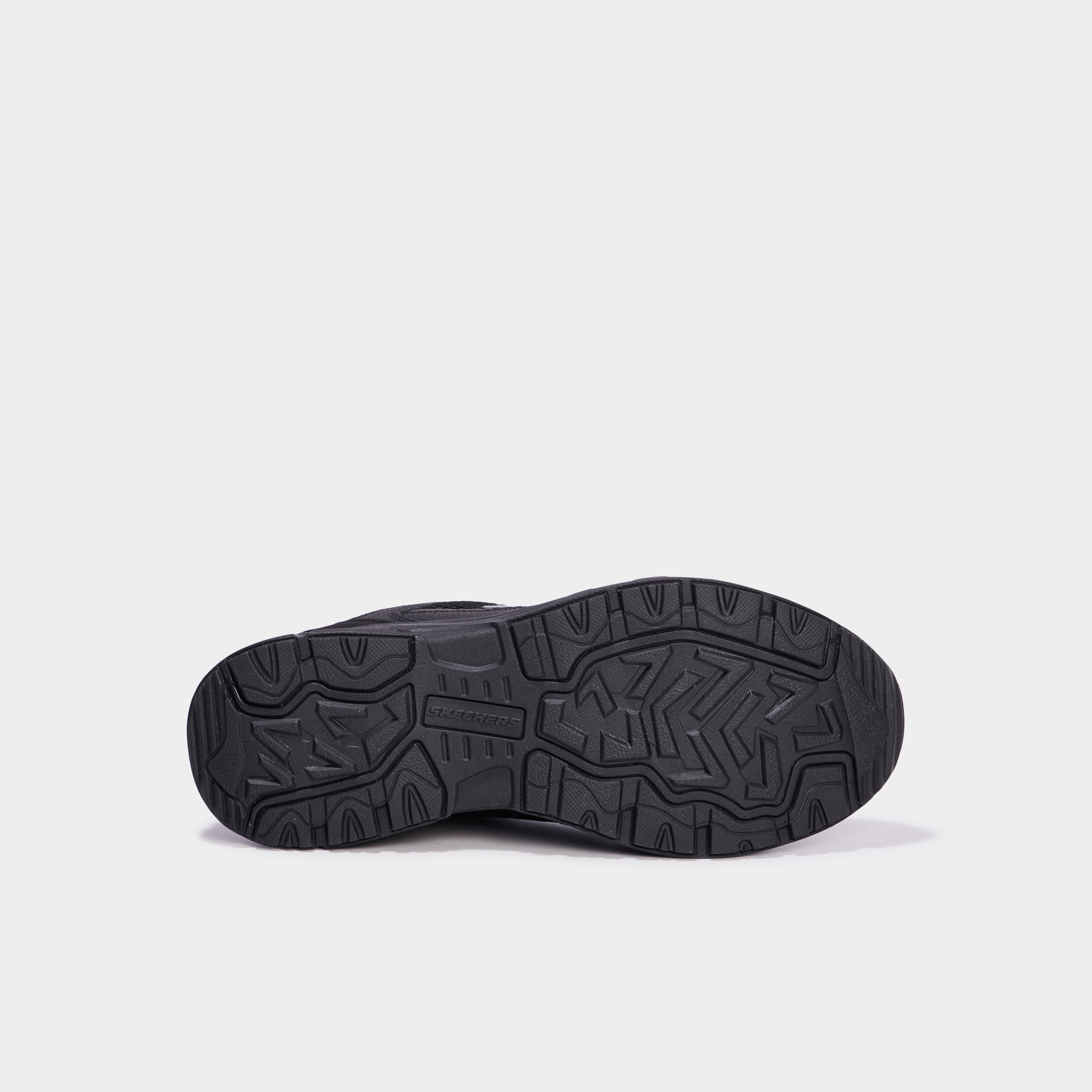 Baskets running m&eacute;moire forme Skechers noir homme