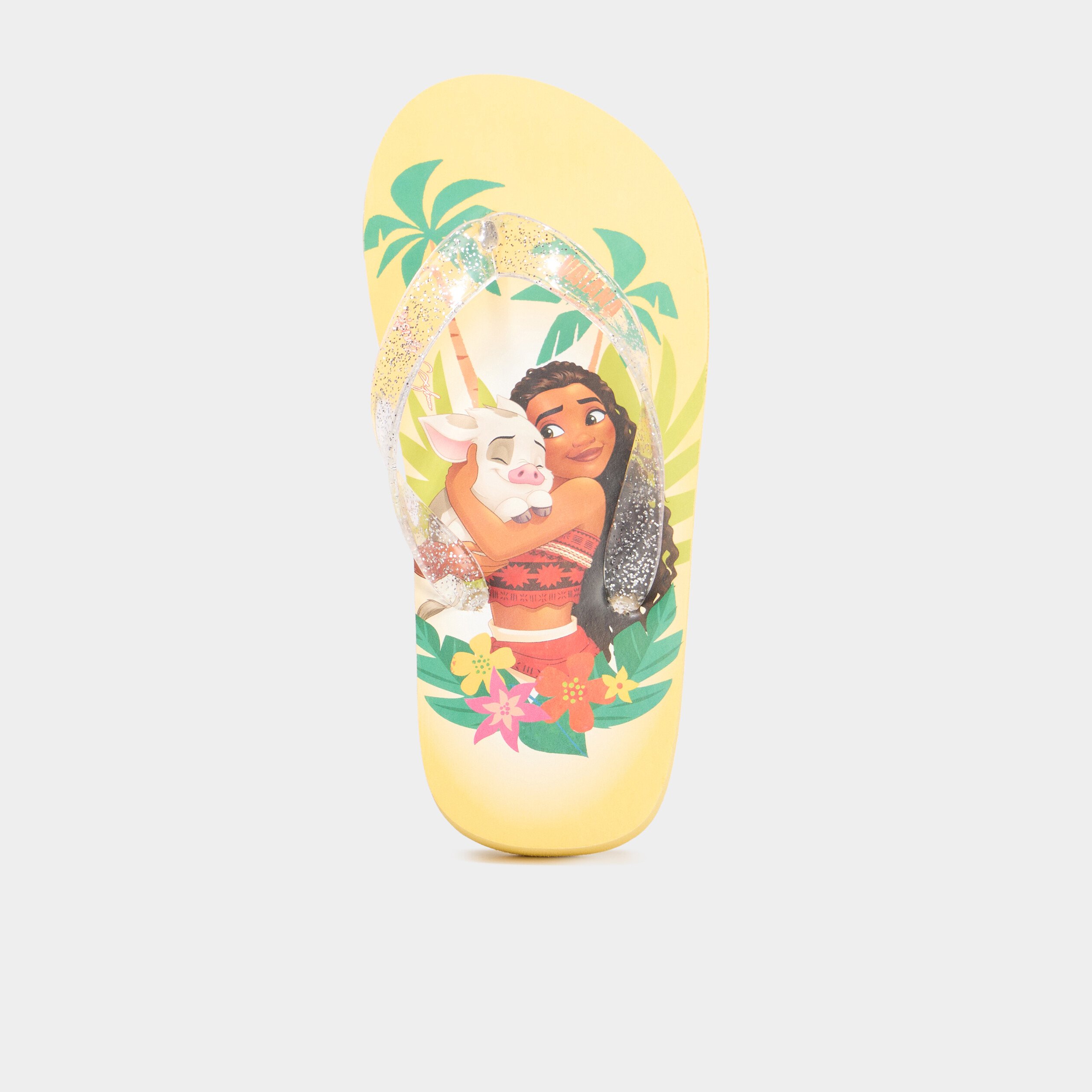 tongs de plage vaiana jaune fille Tongs de plage Vaiana jaune fille