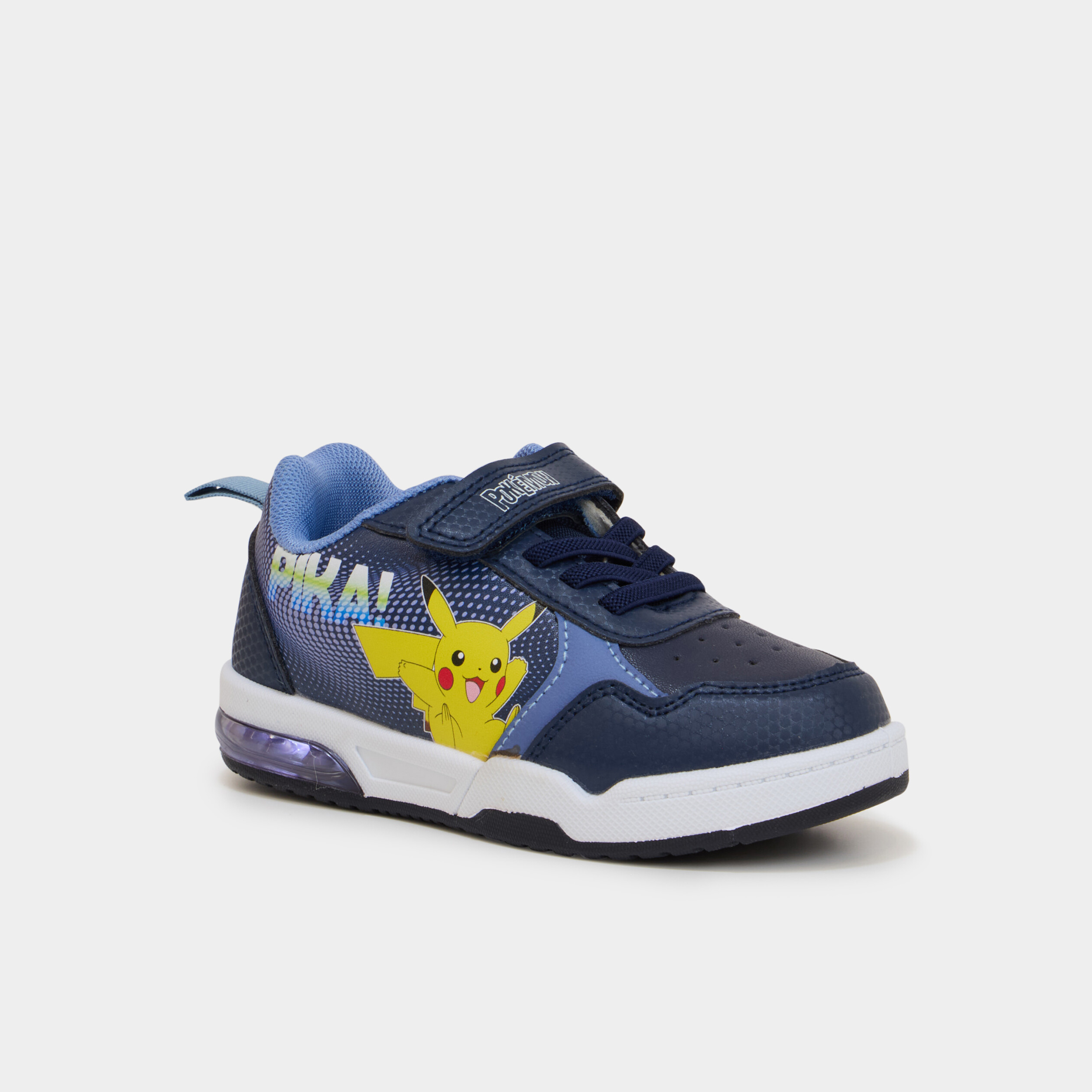 Baskets semelles lumineuses Pok&eacute;mon bleu marine gar&ccedil;on