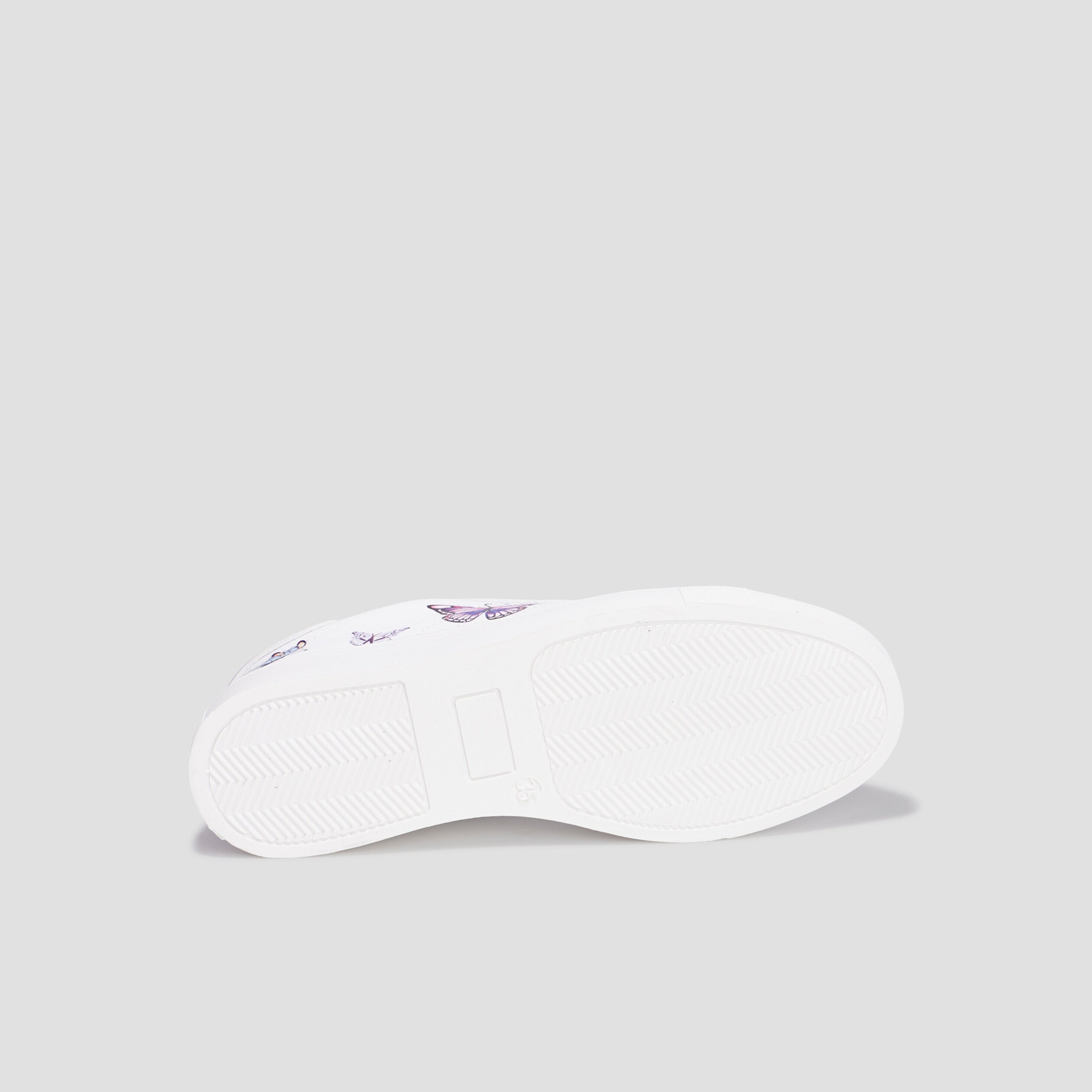 tennis basses zippees liberto blanc fille Tennis basses zippées Liberto blanc fille